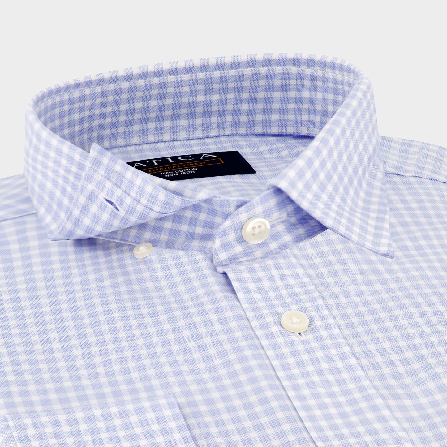 EVERYDAY Light Blue Gingham Shirt