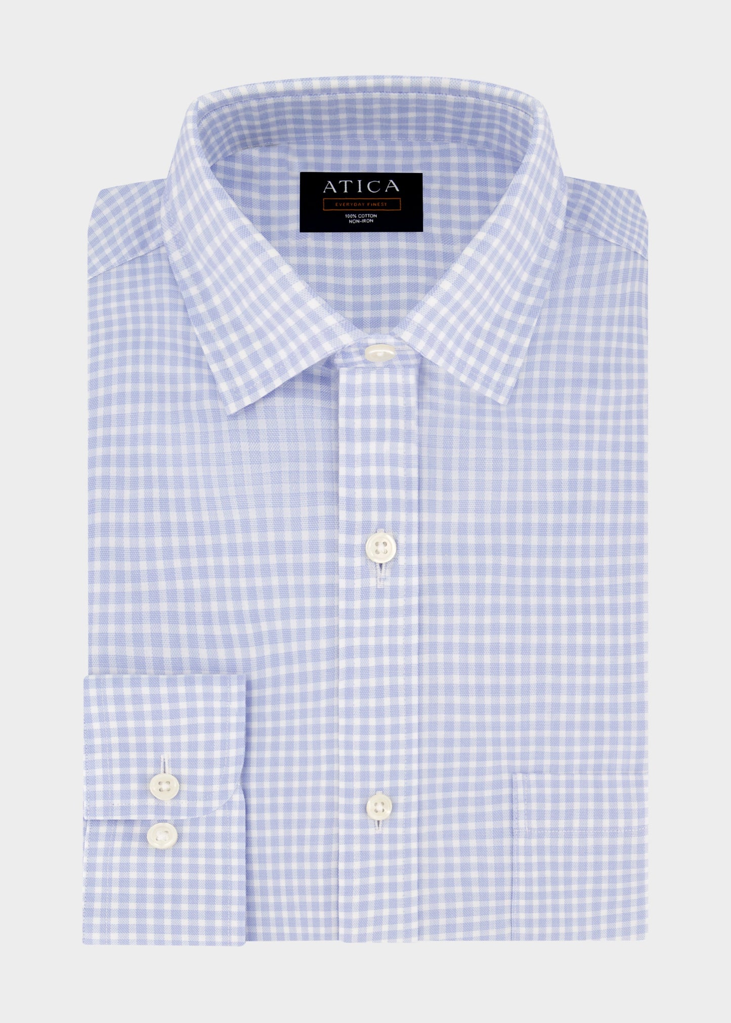 EVERYDAY Light Blue Gingham Shirt