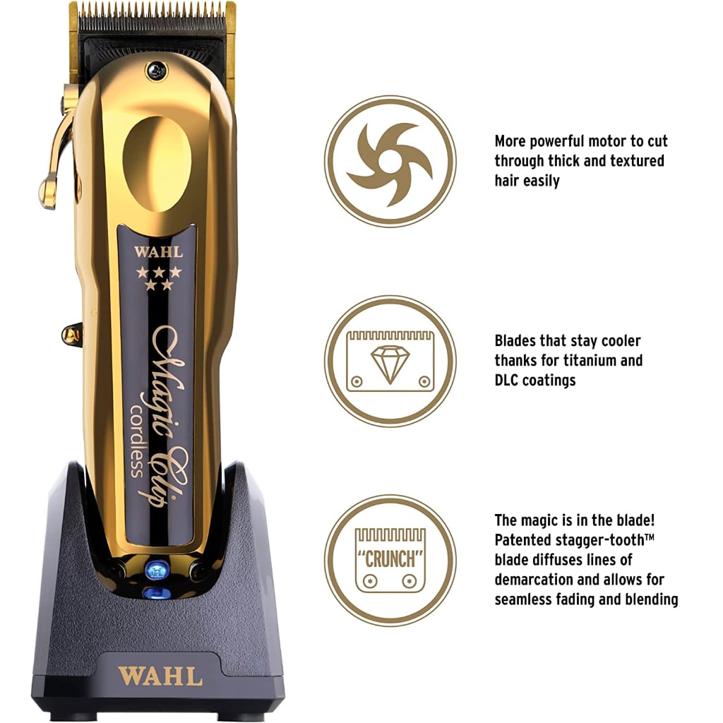 Wahl 5-Star Gold Cordless Magic Clip - Lowest Price On Cart