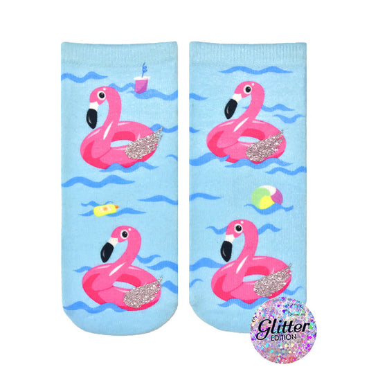 Flamingo Floats Glitter