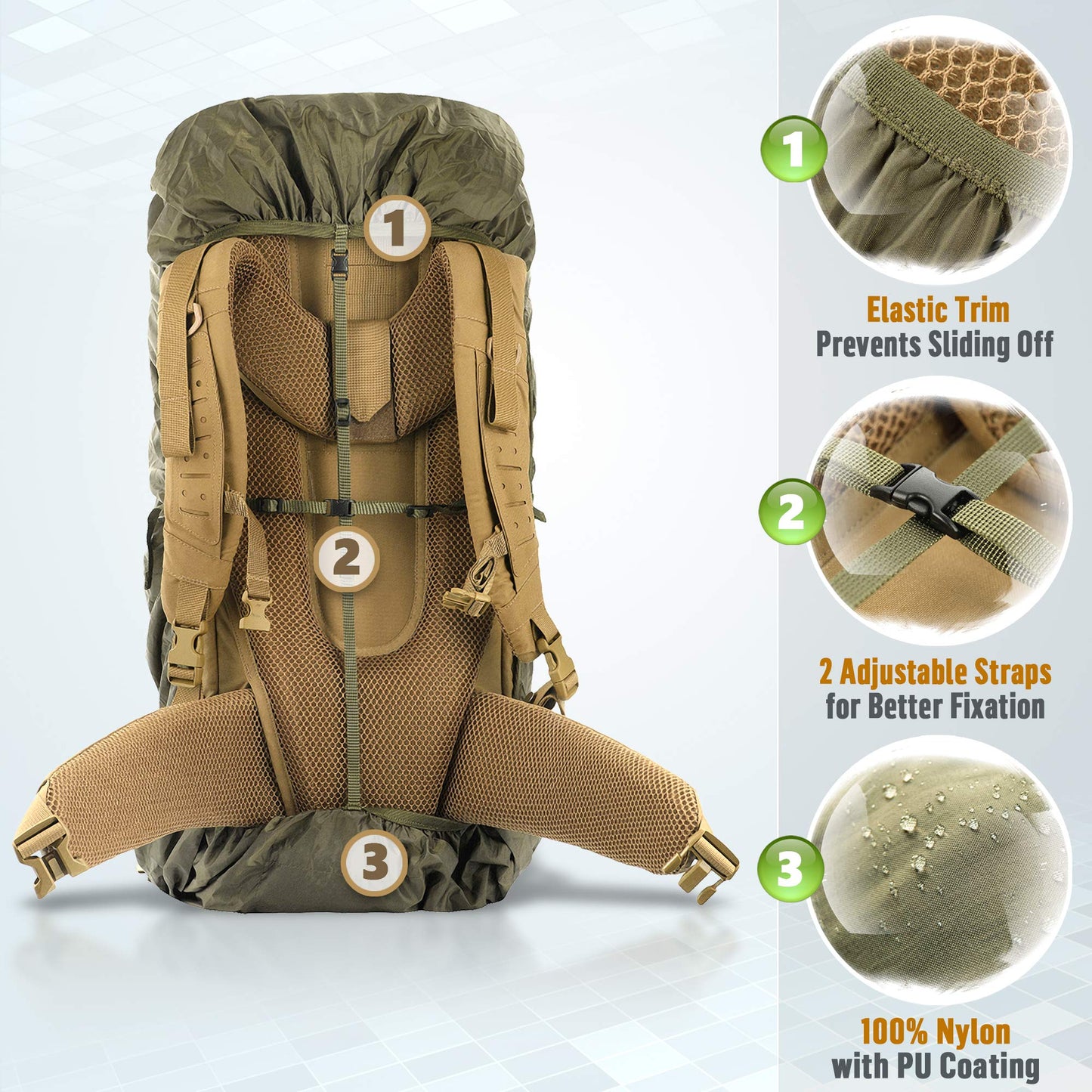 M-Tac Waterproof Backpack Cover