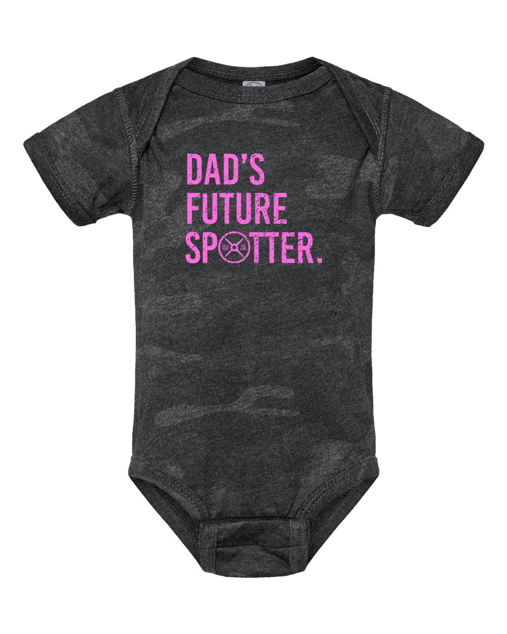 Dads Future Spotter Onesie (With Pink Text)