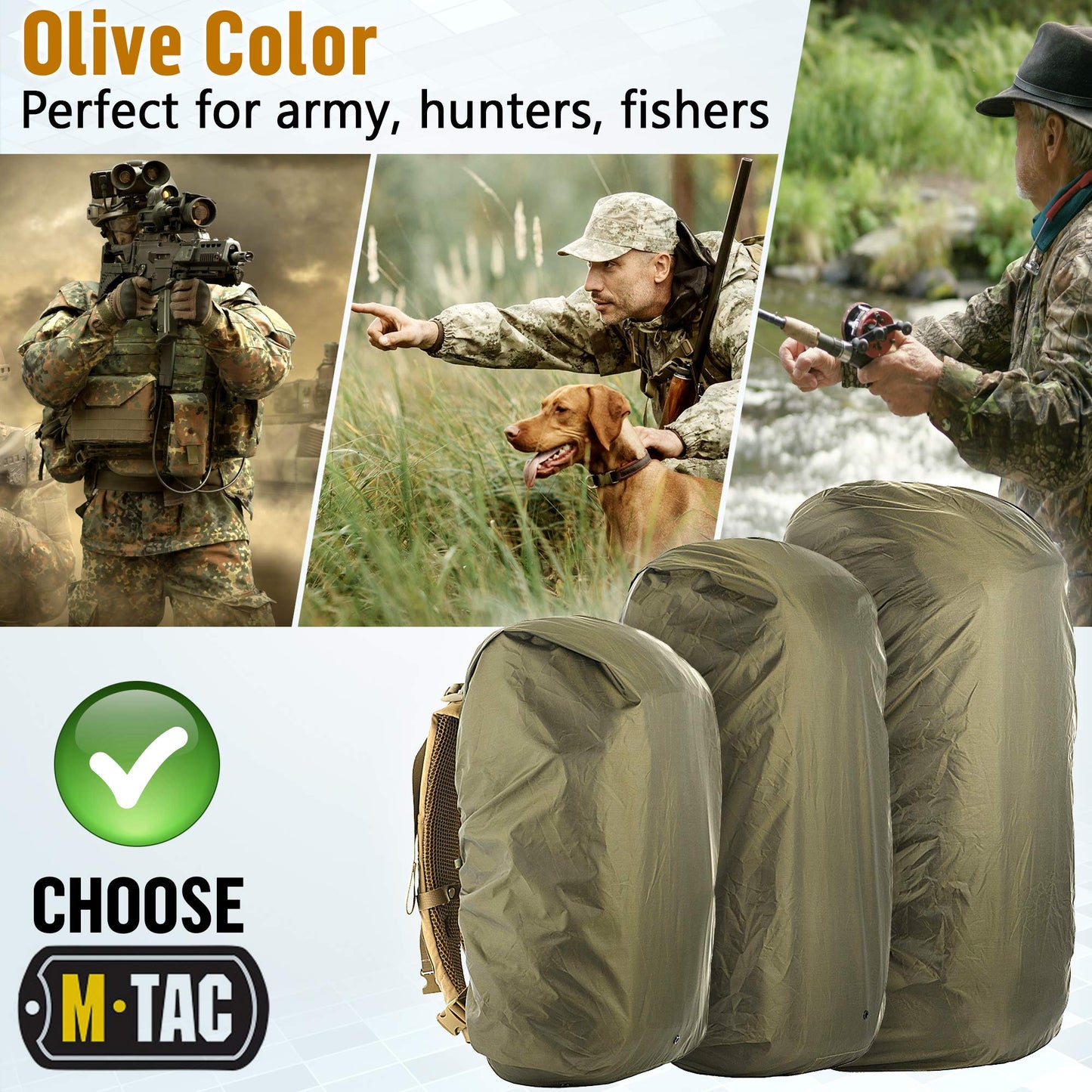 M-Tac Waterproof Backpack Cover