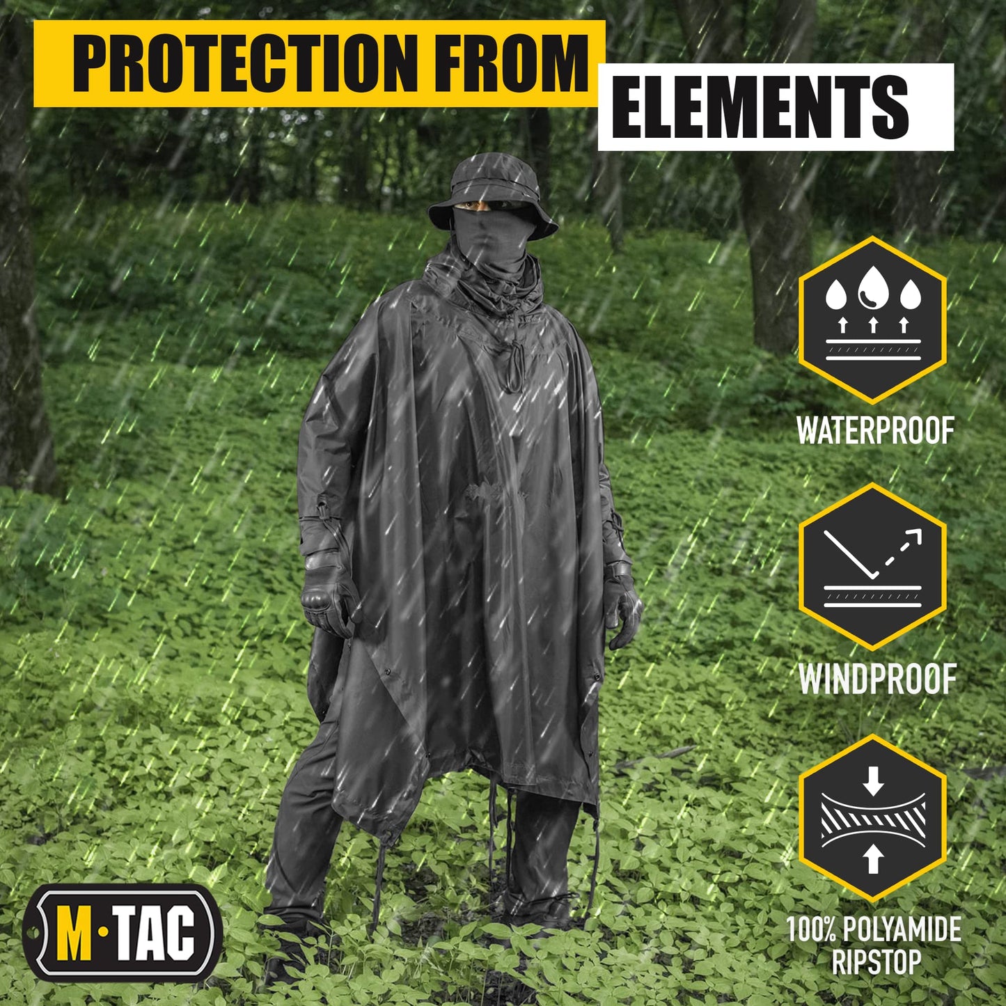 M-Tac Waterproof Poncho