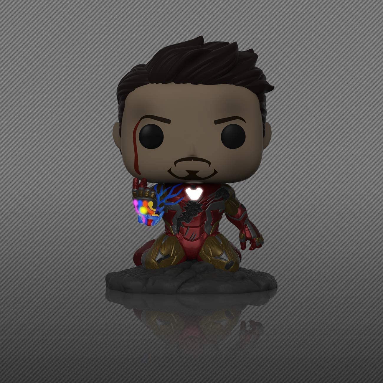 Funko Pop Avengers Endgame: I Am Iron Man Glow-in-The-Dark Deluxe Vinyl Figure