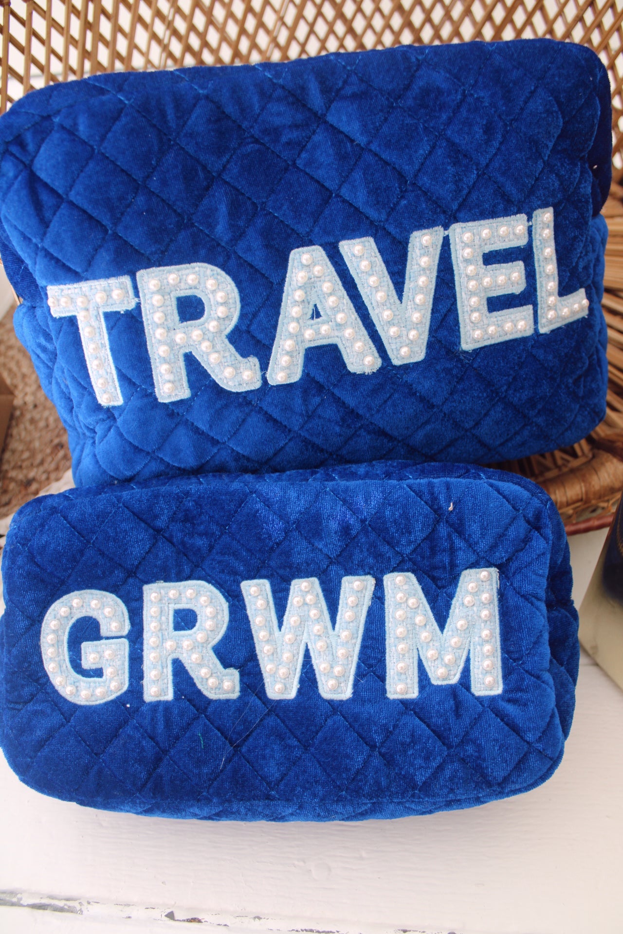 Travel - Royal Blue Velvet XL