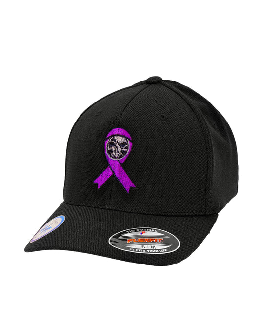 LIMITED EDITION AUGUST! Flexfit "Never Fade" Awareness Ribbon Cap