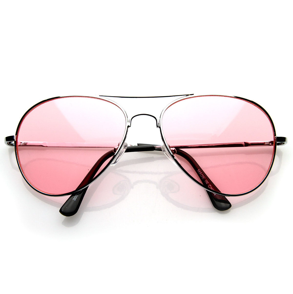 Retro Metal Color Tinted Lens Aviator Sunglasses 8405 59mm