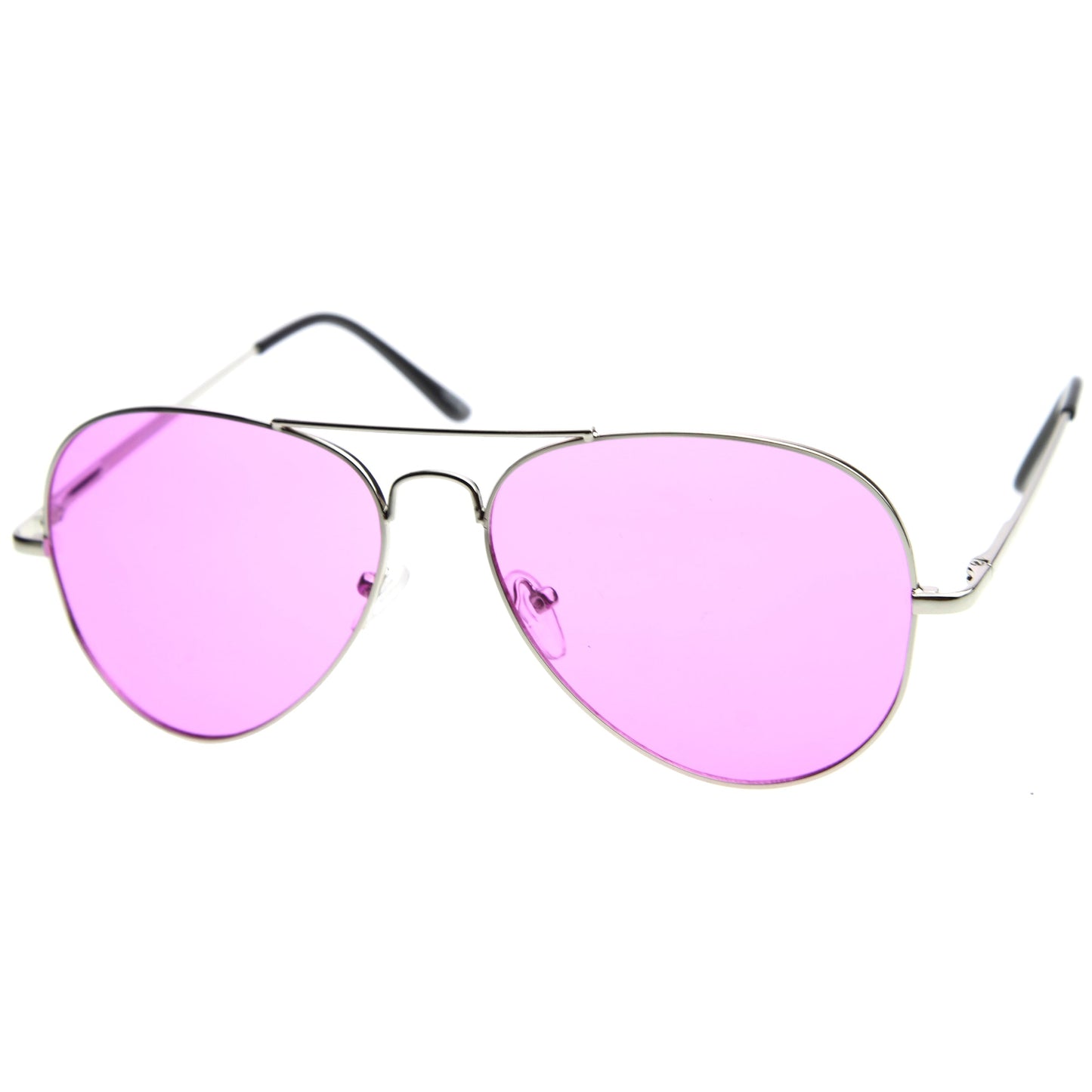 Retro Metal Color Tinted Lens Aviator Sunglasses 8405 59mm