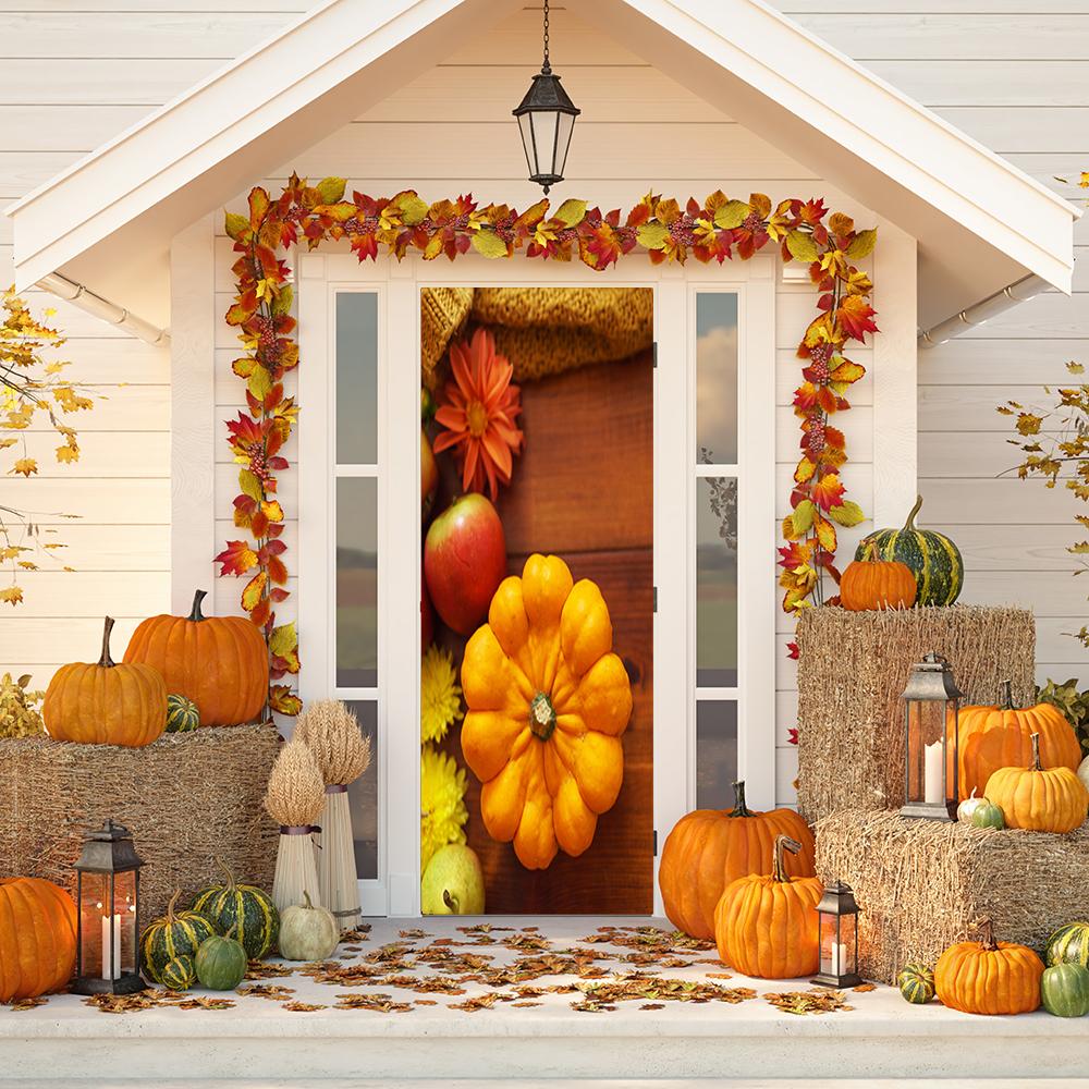 Pumpkin Front Door Decorations