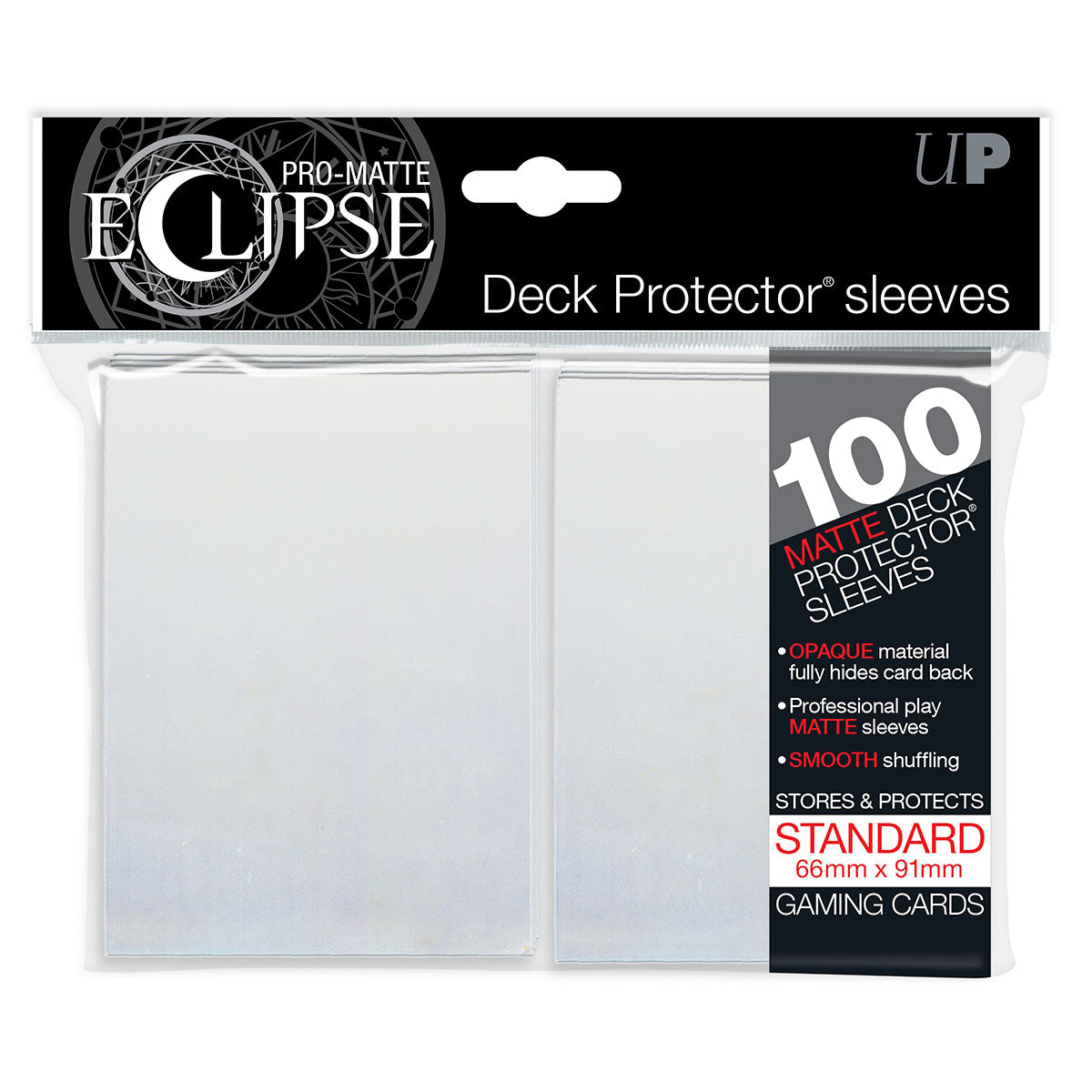 PRO-Matte Eclipse Standard Deck Protector Sleeves (100ct)