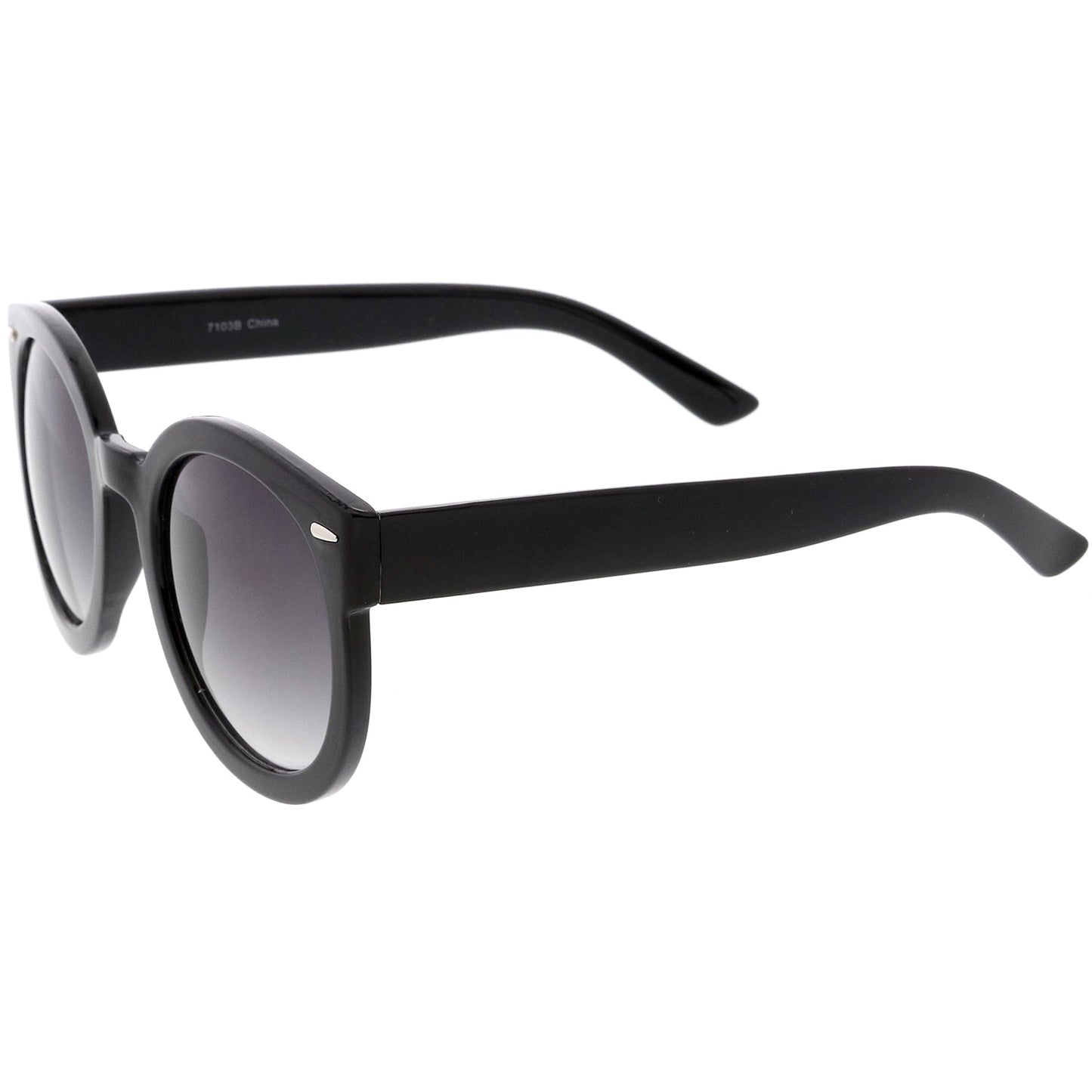 Womens Designer Round Oversize Retro Fashion Sunglasses 8623