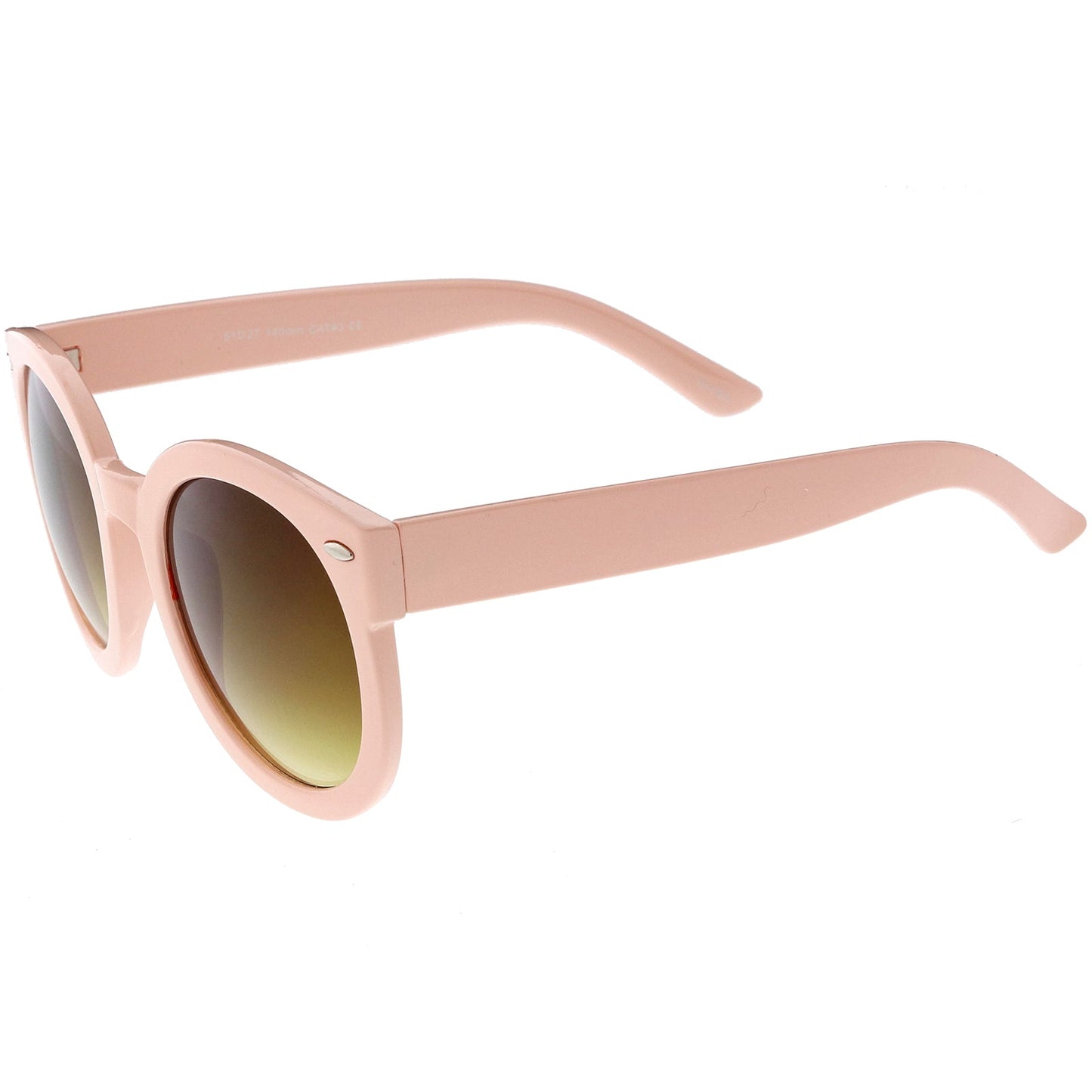 Womens Designer Round Oversize Retro Fashion Sunglasses 8623