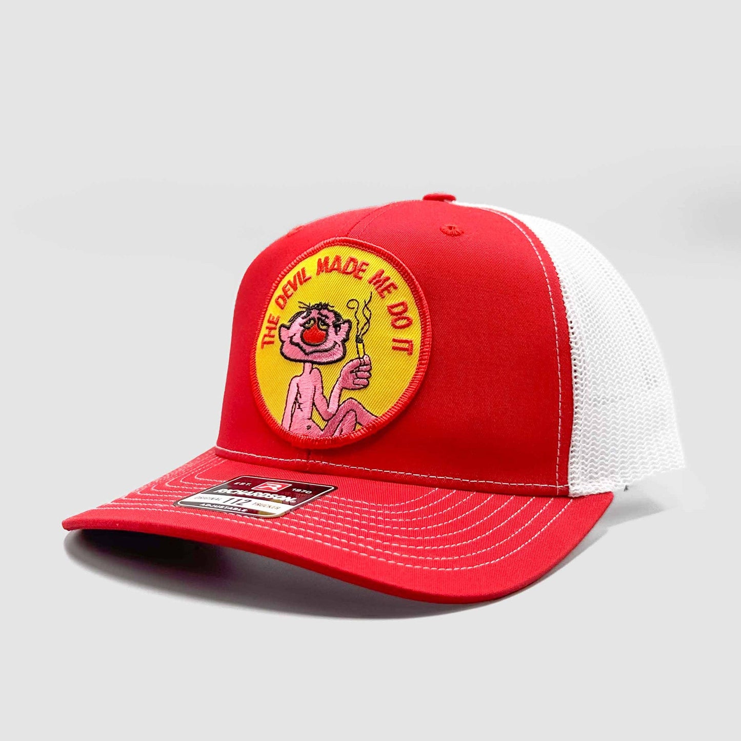 Devil Made Me Do It Trucker Hat