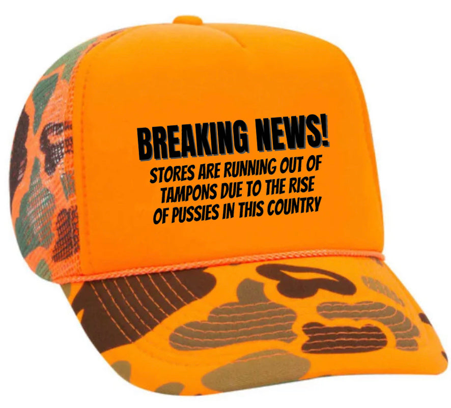 Breaking News Trucker Hat