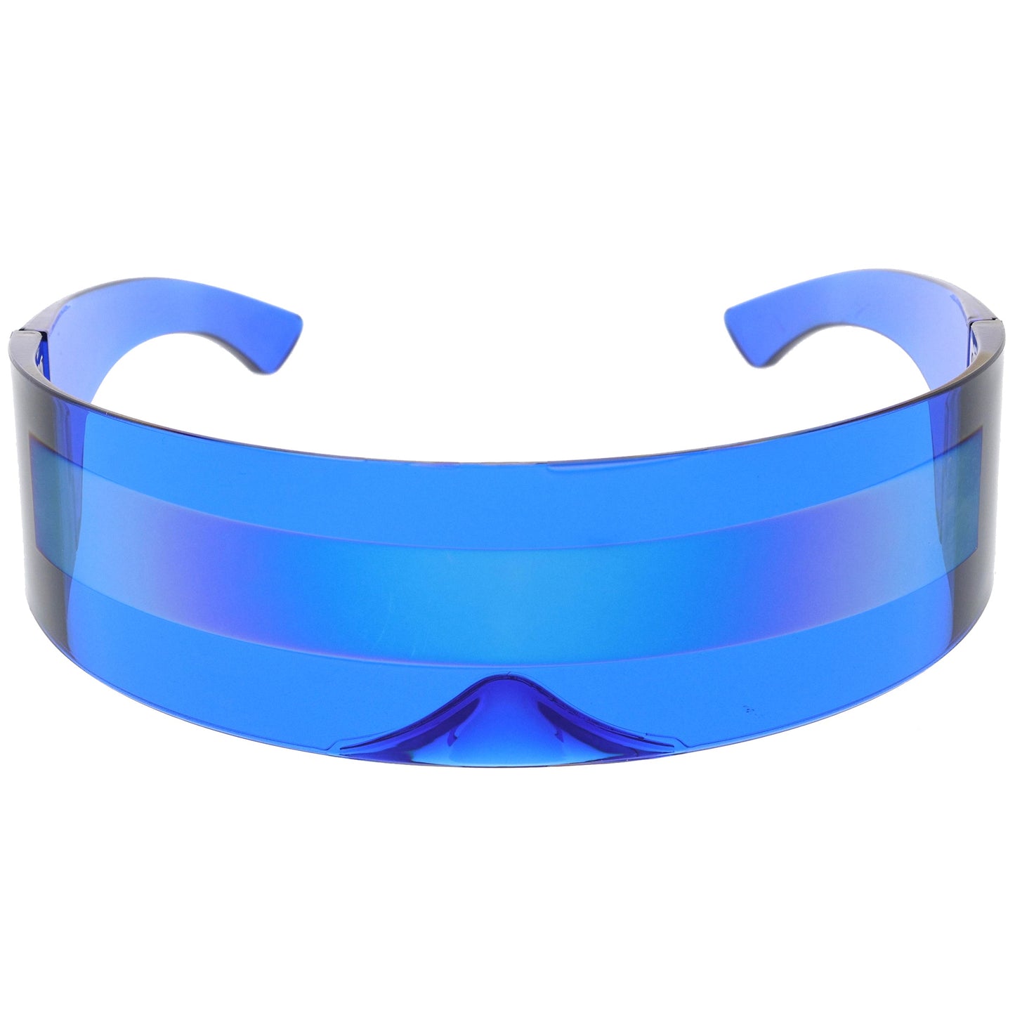 Futuristic Retro Mirror Wrap Around Shield Sunglasses 8762