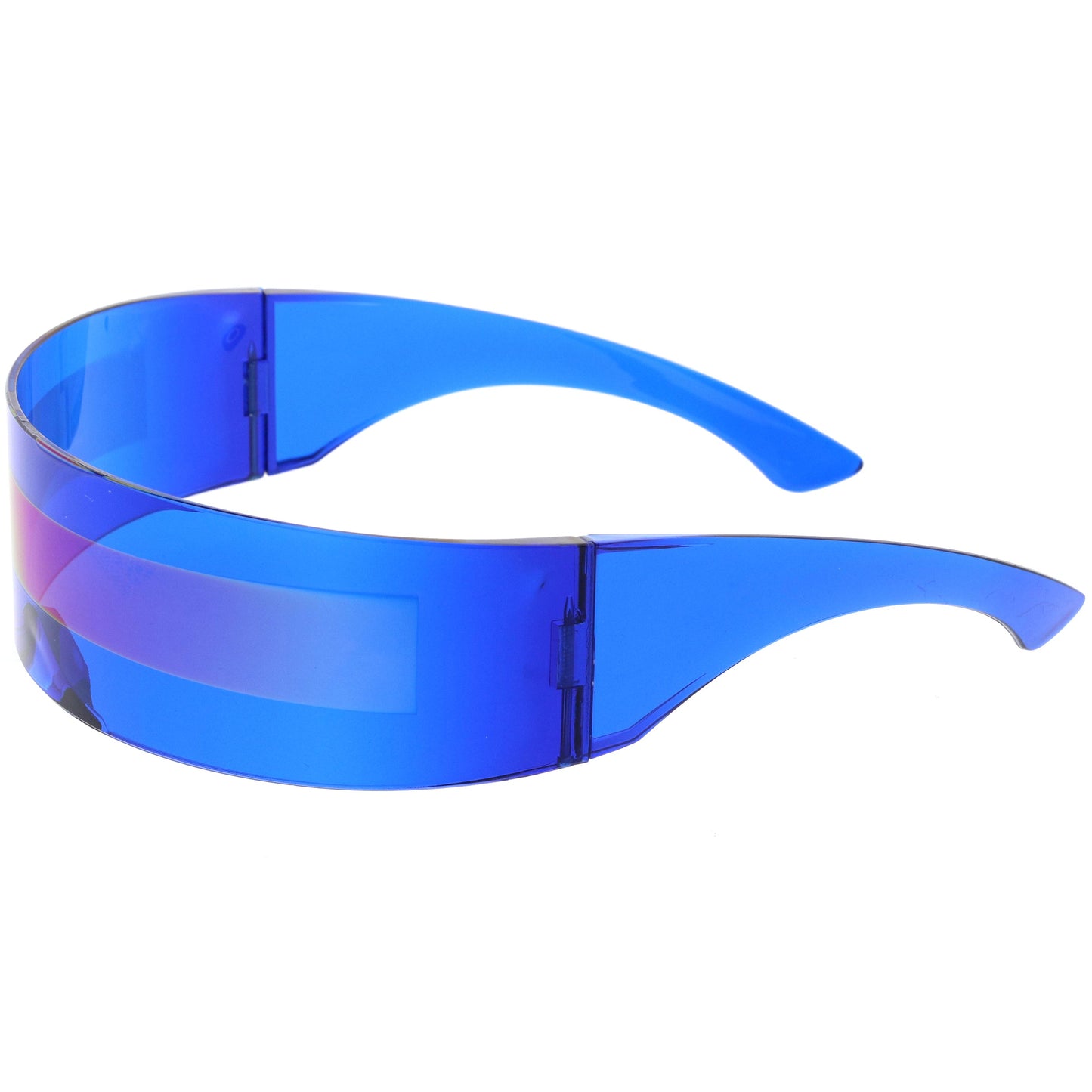 Futuristic Retro Mirror Wrap Around Shield Sunglasses 8762