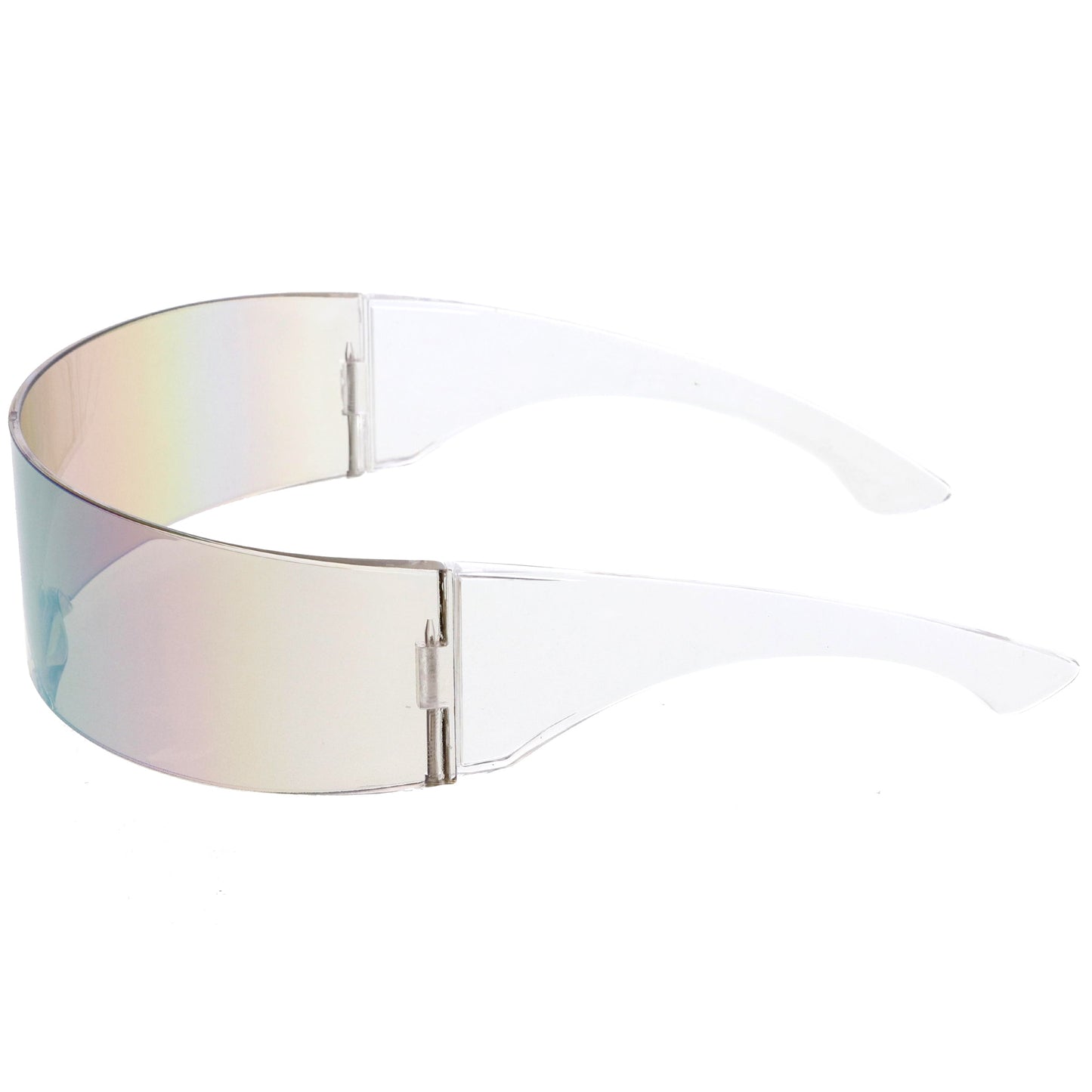 Futuristic Retro Mirror Wrap Around Shield Sunglasses 8762