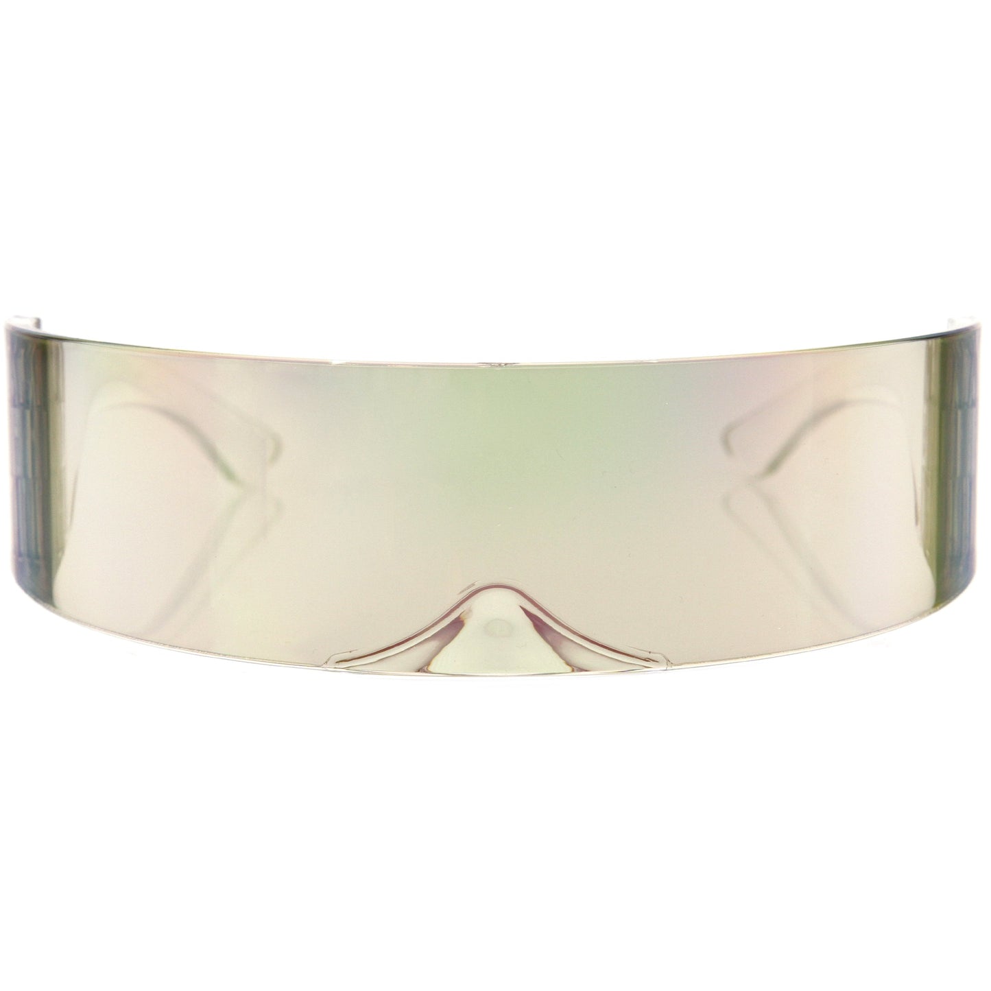 Futuristic Retro Mirror Wrap Around Shield Sunglasses 8762