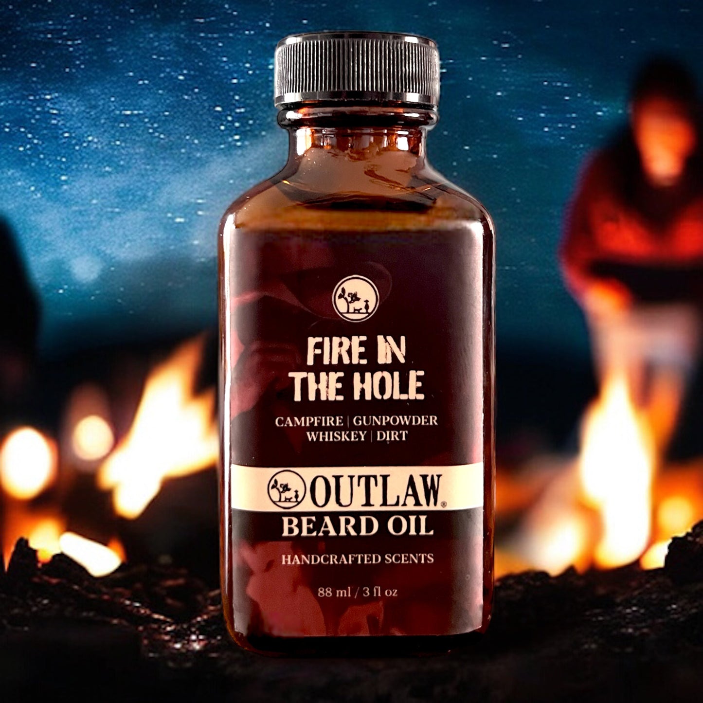 Fire in the Hole Campfire Beard Oil & Hair Elixir