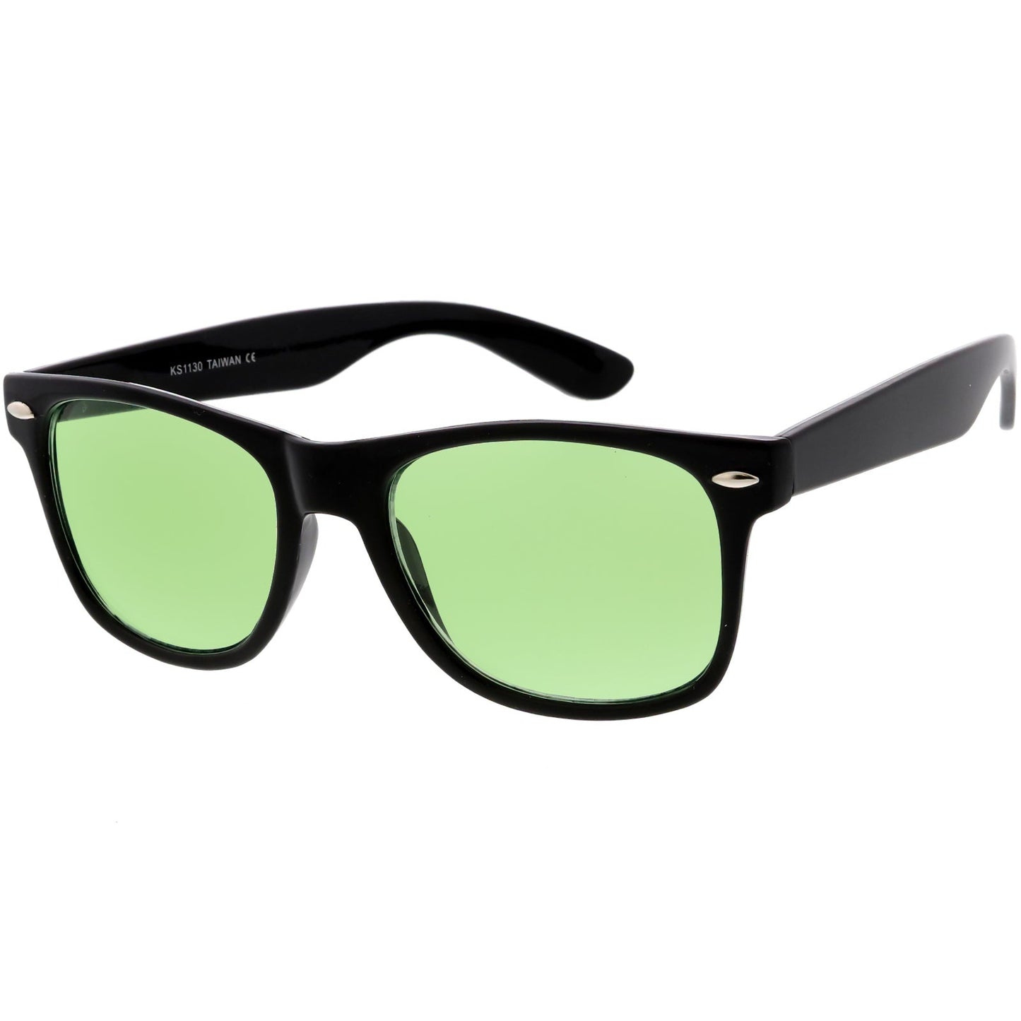 Limited Edition Color Tinted Lens Horned Rim Sunglasses 8803