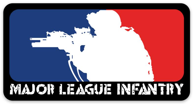 Major League Infantry Vinyl Decal