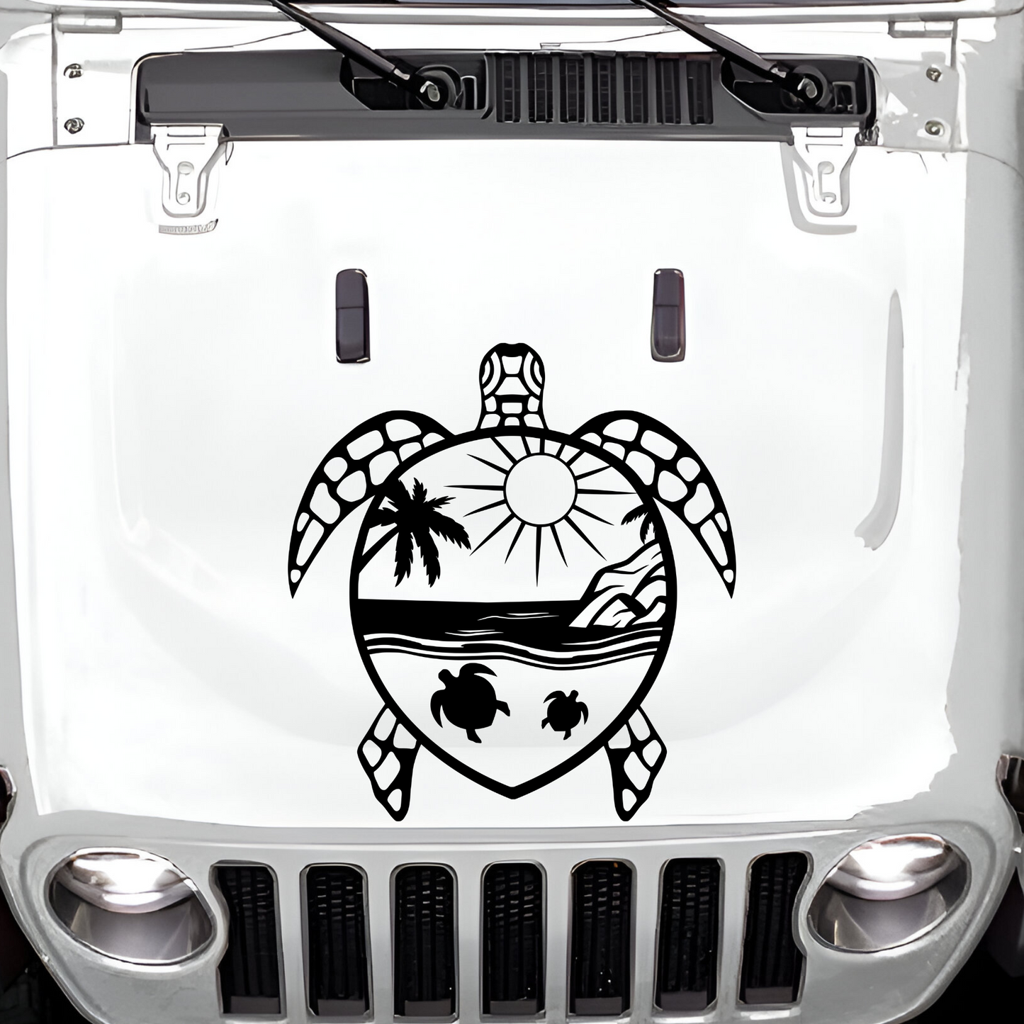 Turtles Large Hood Decal