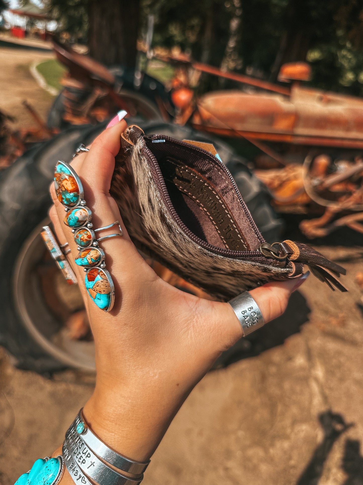 The Ryder Card Holder (Brown Leather) a Haute Southern Hyde by Beth Marie Exclusive