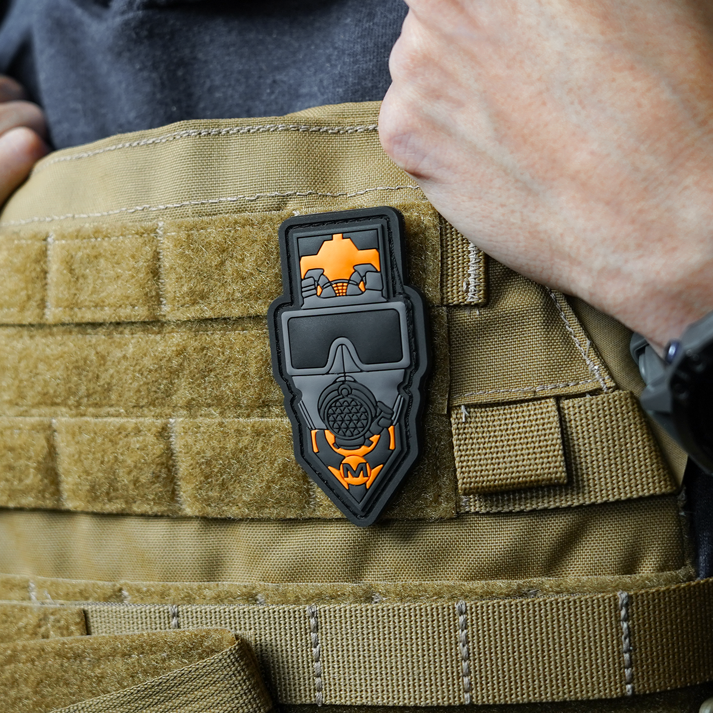 "CM-8M" PVC Morale Patch