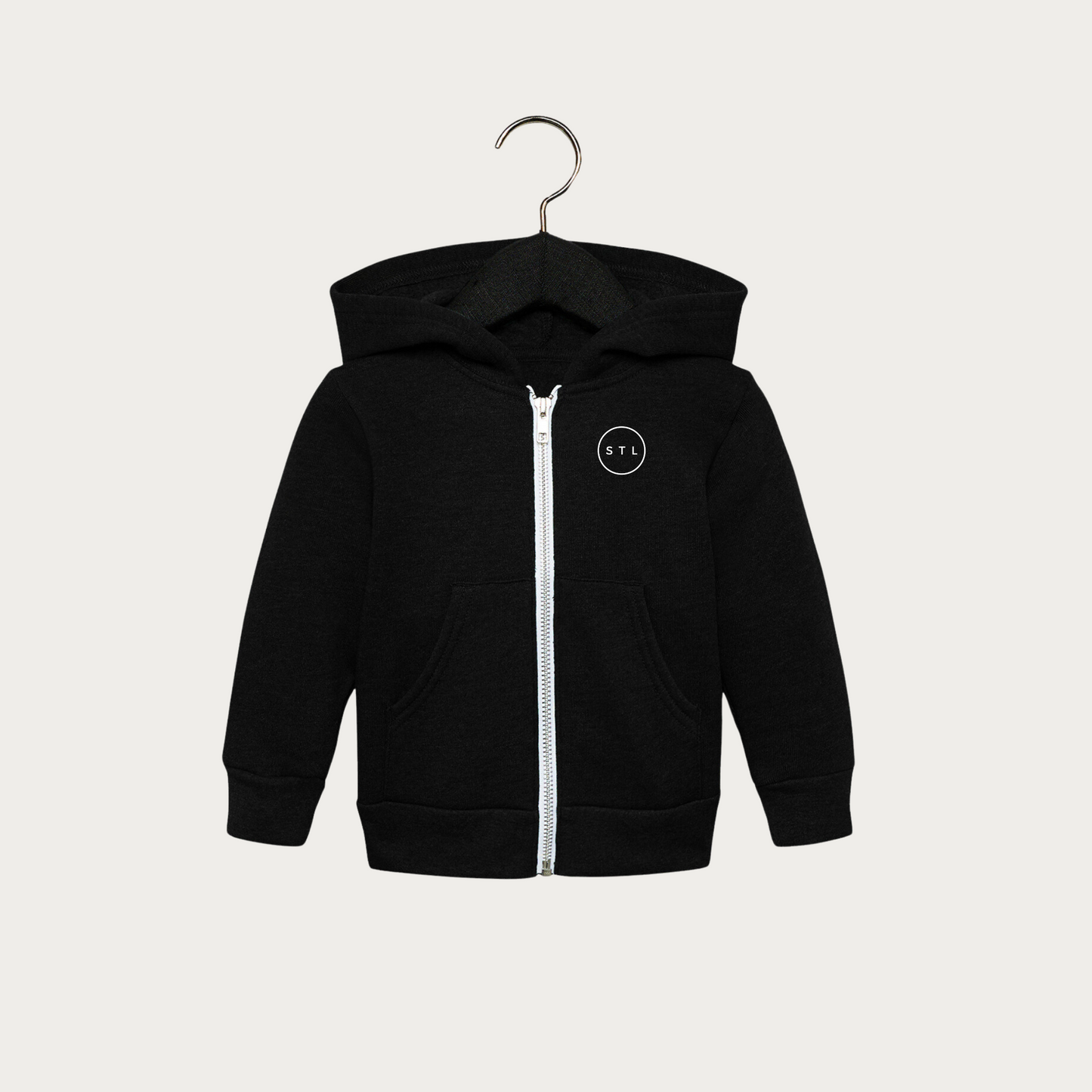 City Circle Ultra Soft Toddler Sponge Fleece Full-Zip Hoodie