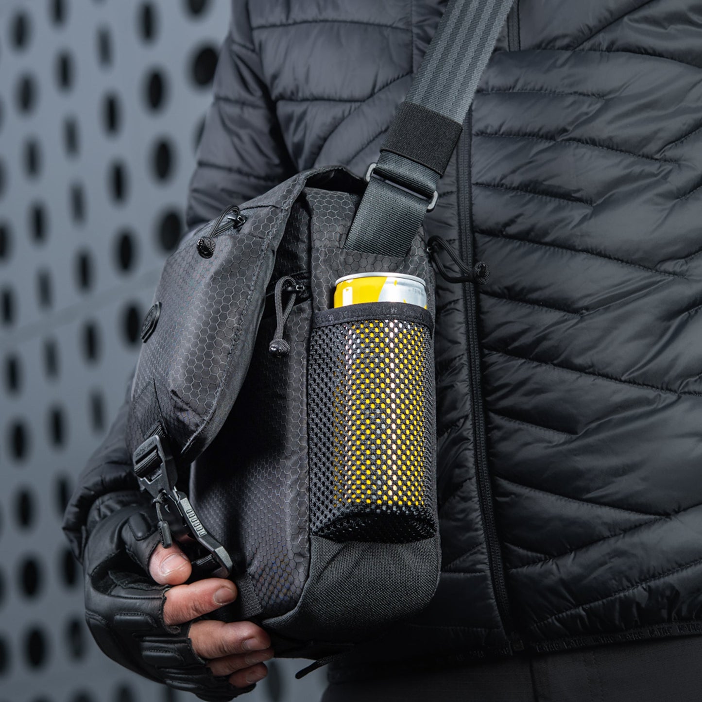 M-Tac Satellite Magnet Bag Elite Hex Black