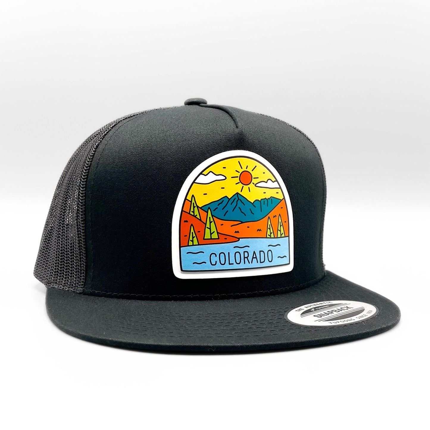 Colorado Mountain Scene Retro Trucker