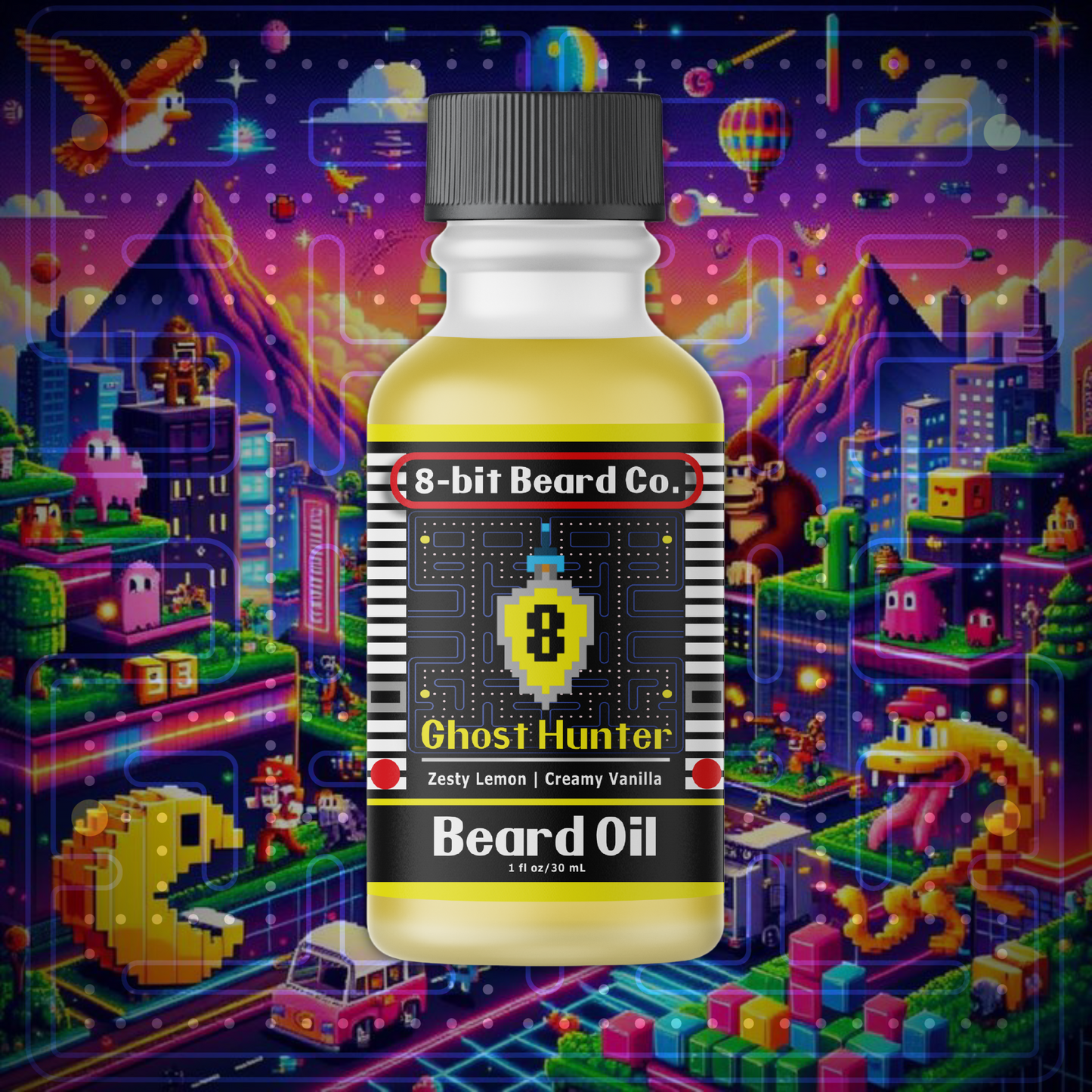 Ghost Hunter | Beard Oil - Lemon Citrus, Creamy Vanilla