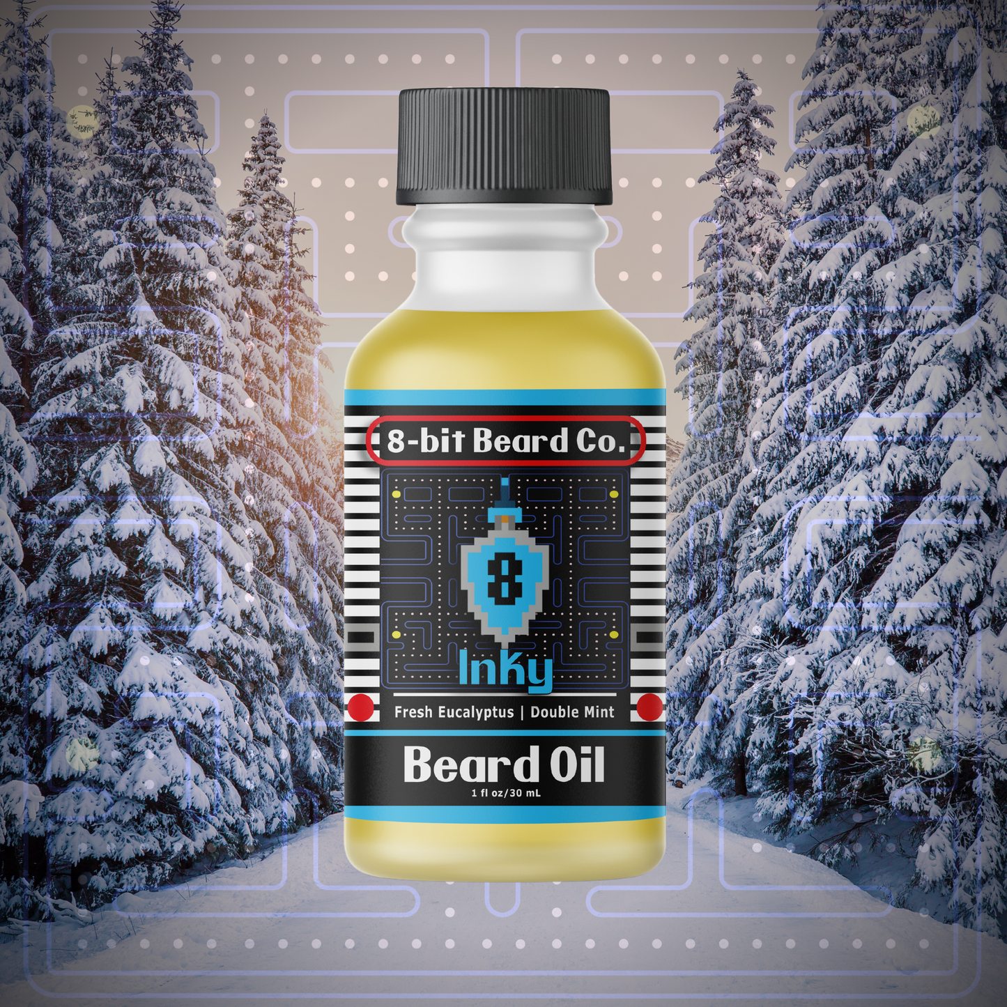 Inky | Beard Oil - Spearmint, Peppermint, Eucalyptus