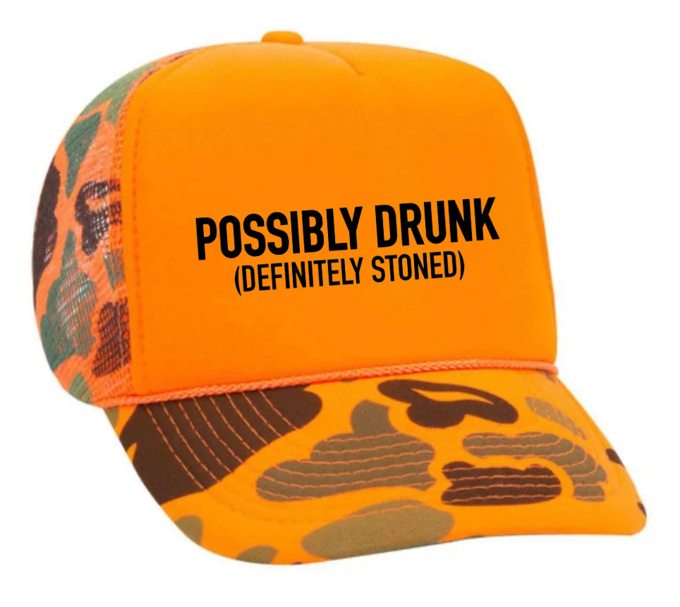 Possibly Drunk (Definitely Stoned) Trucker Hat