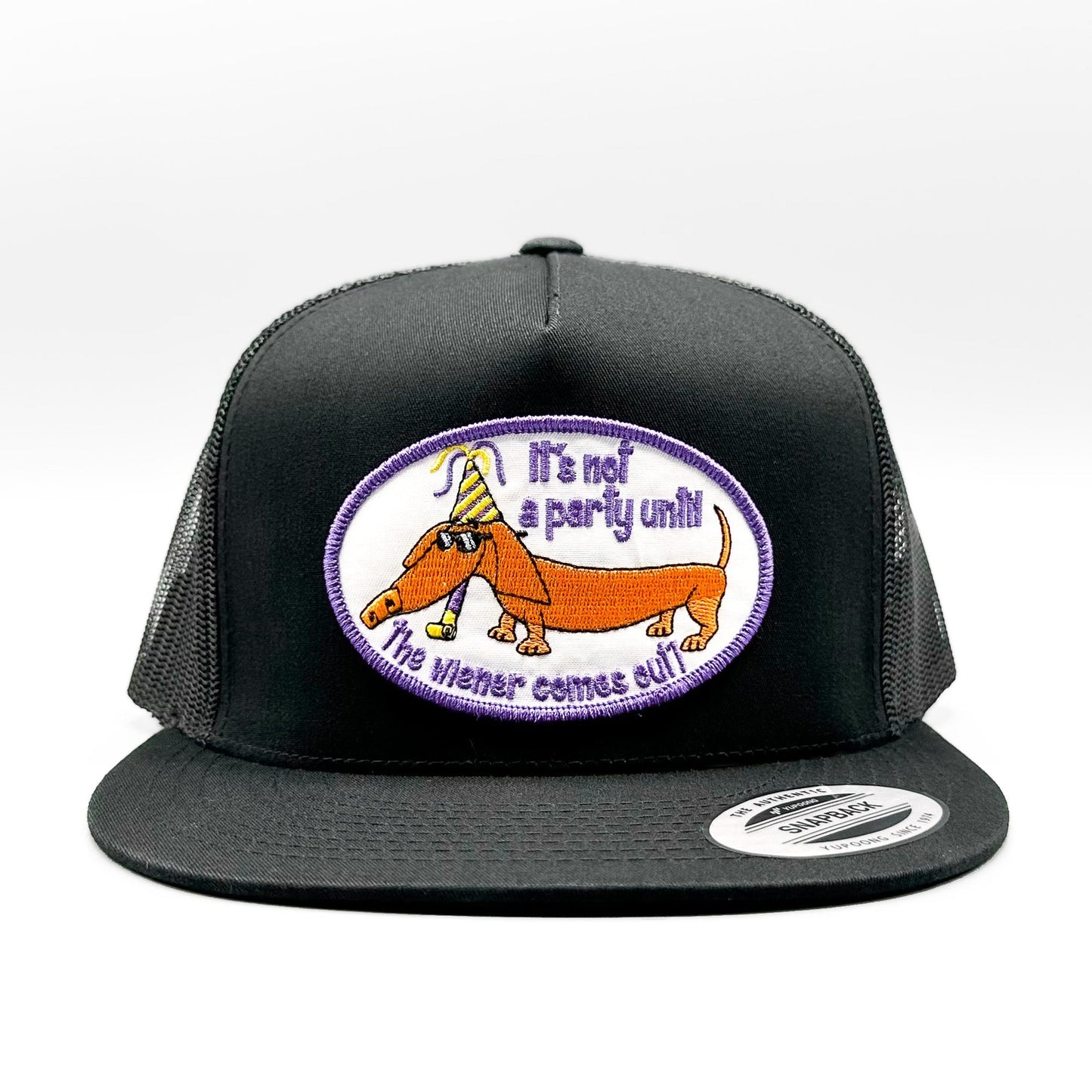 Wiener Party Funny Daschshund Trucker Hat