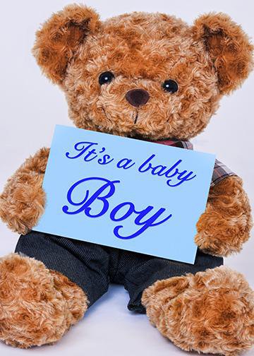 It's a Boy - Teddy Bear