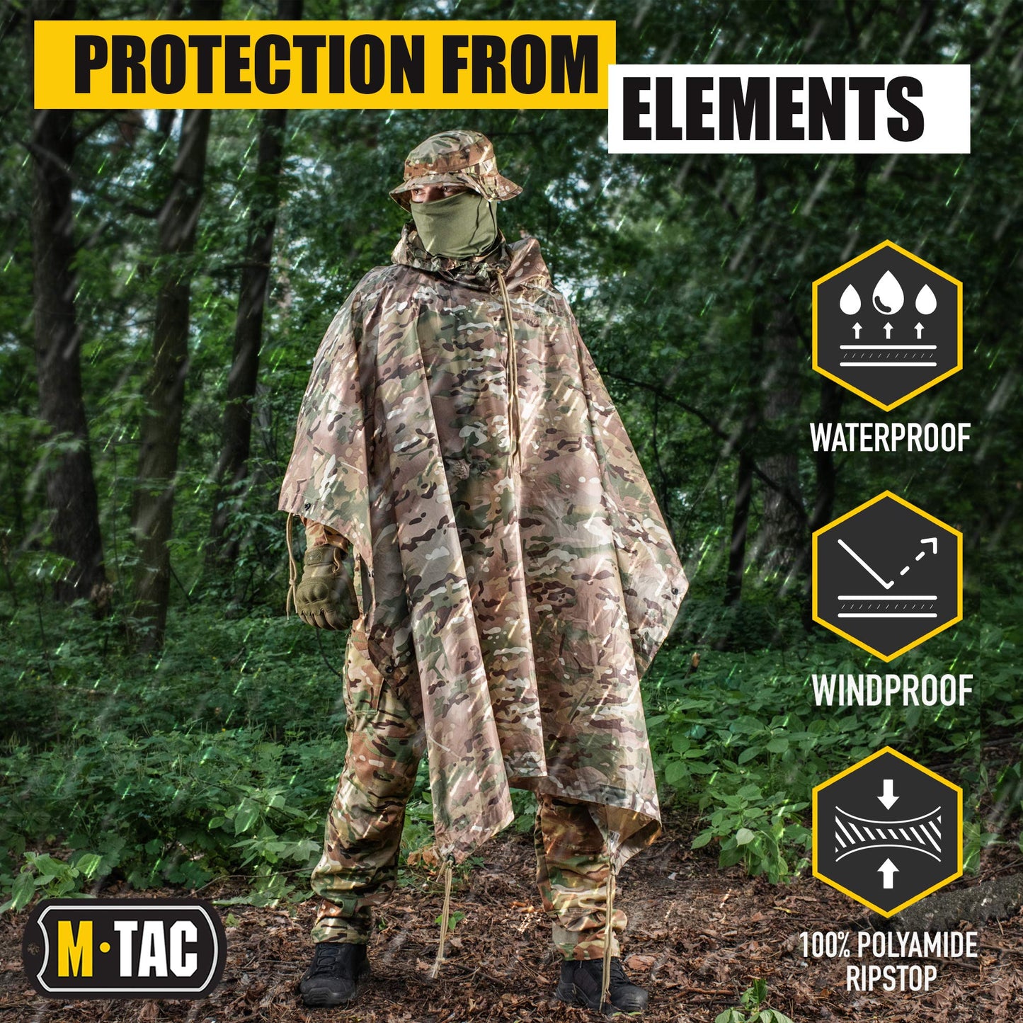 M-Tac Waterproof Poncho