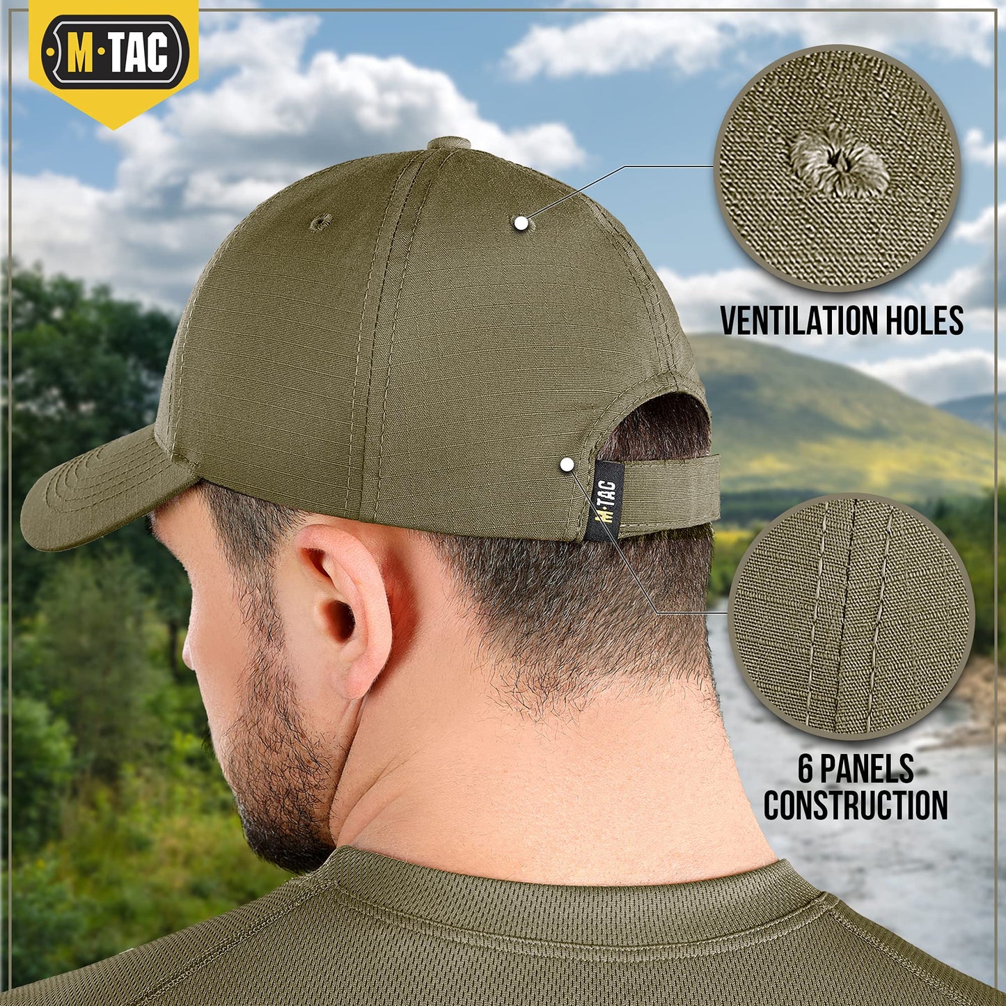 M-Tac Baseball Cap Flex Rip-Stop