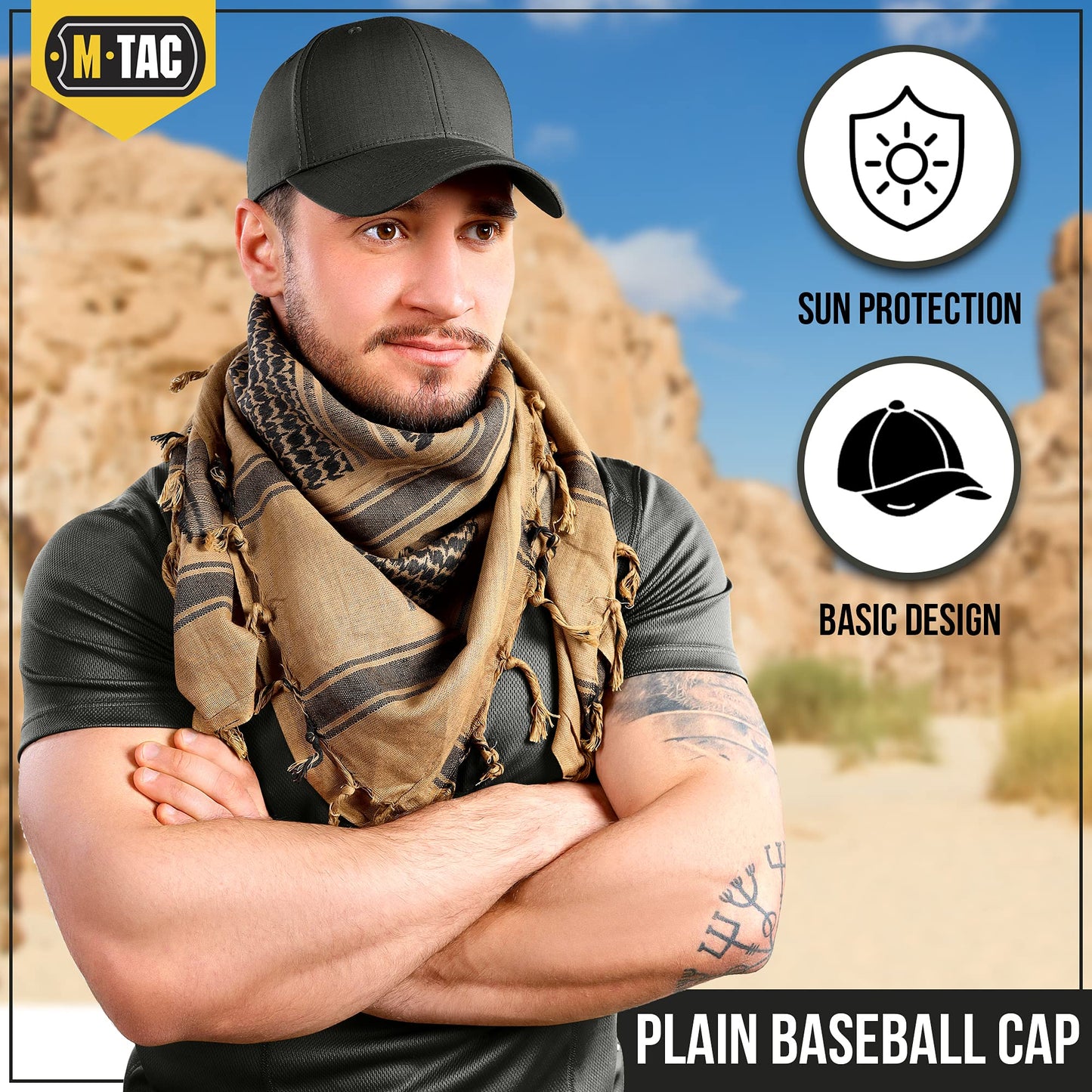 M-Tac Baseball Cap Flex Rip-Stop