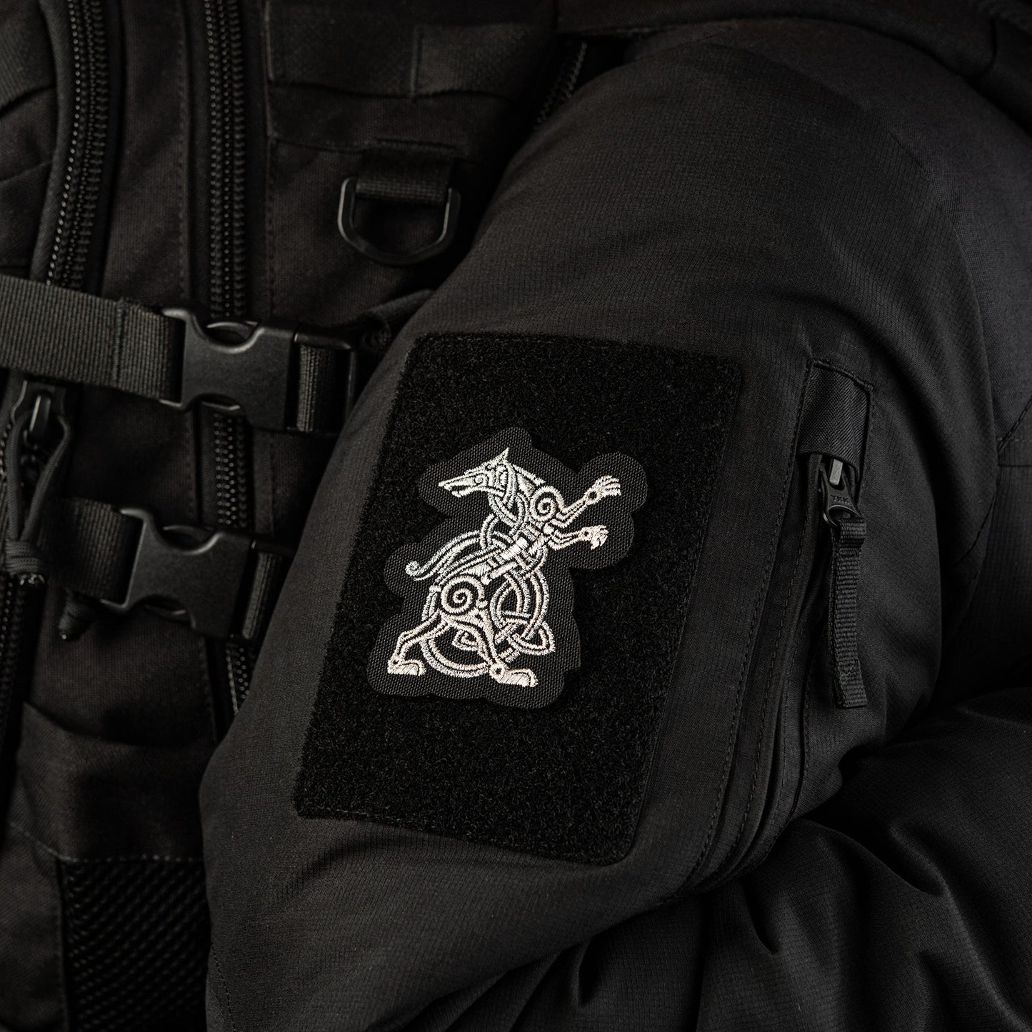 M-Tac patch Wolf (Embroidery) Black