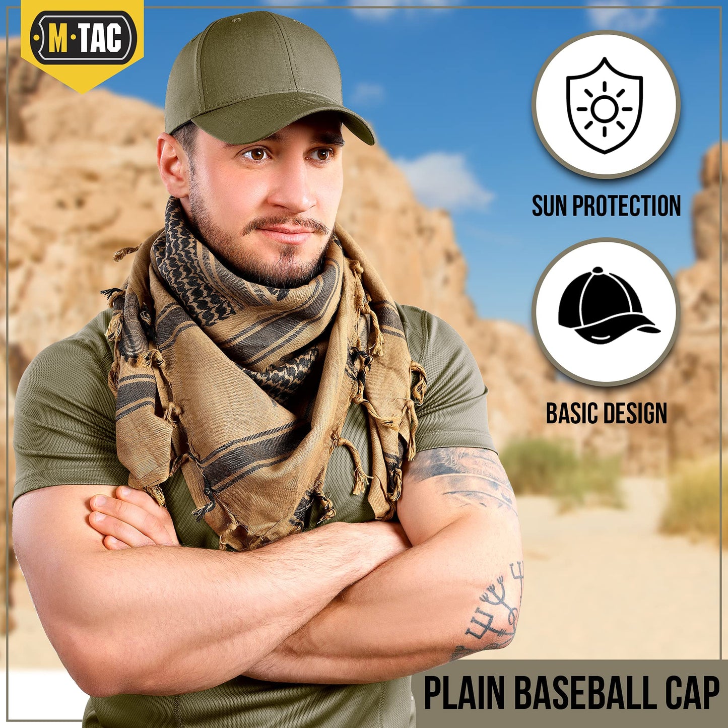 M-Tac Baseball Cap Flex Rip-Stop