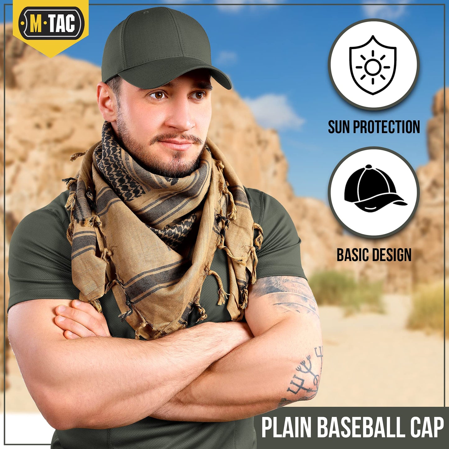 M-Tac Baseball Cap Flex Rip-Stop