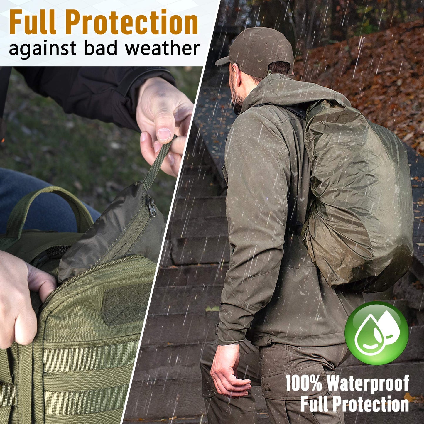 M-Tac Waterproof Backpack Cover