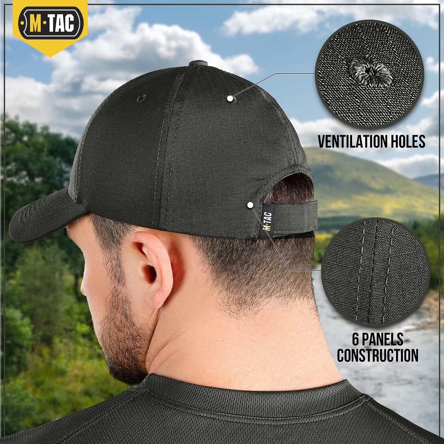 M-Tac Baseball Cap Flex Rip-Stop