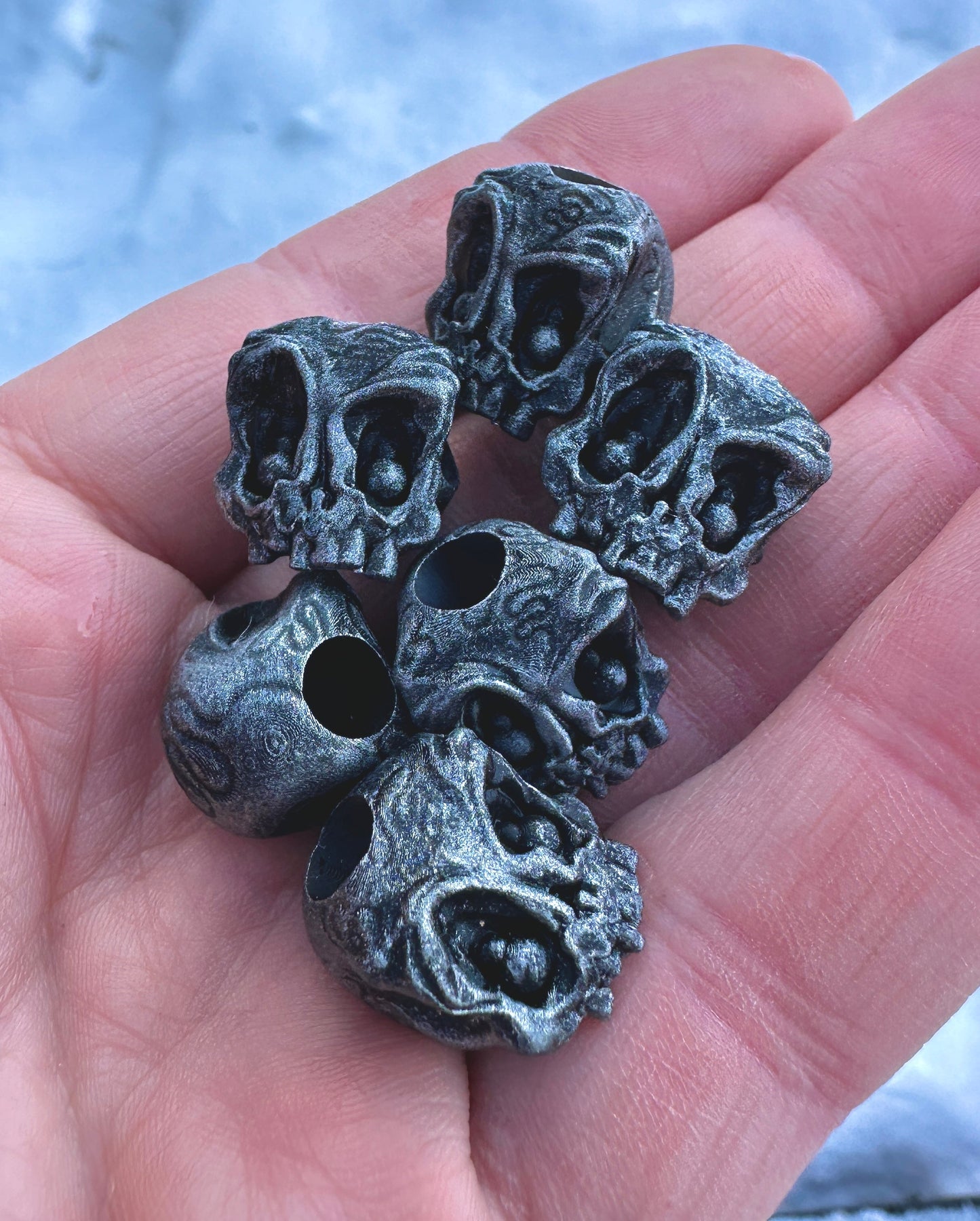 Guardian Skull Lanyard Beads