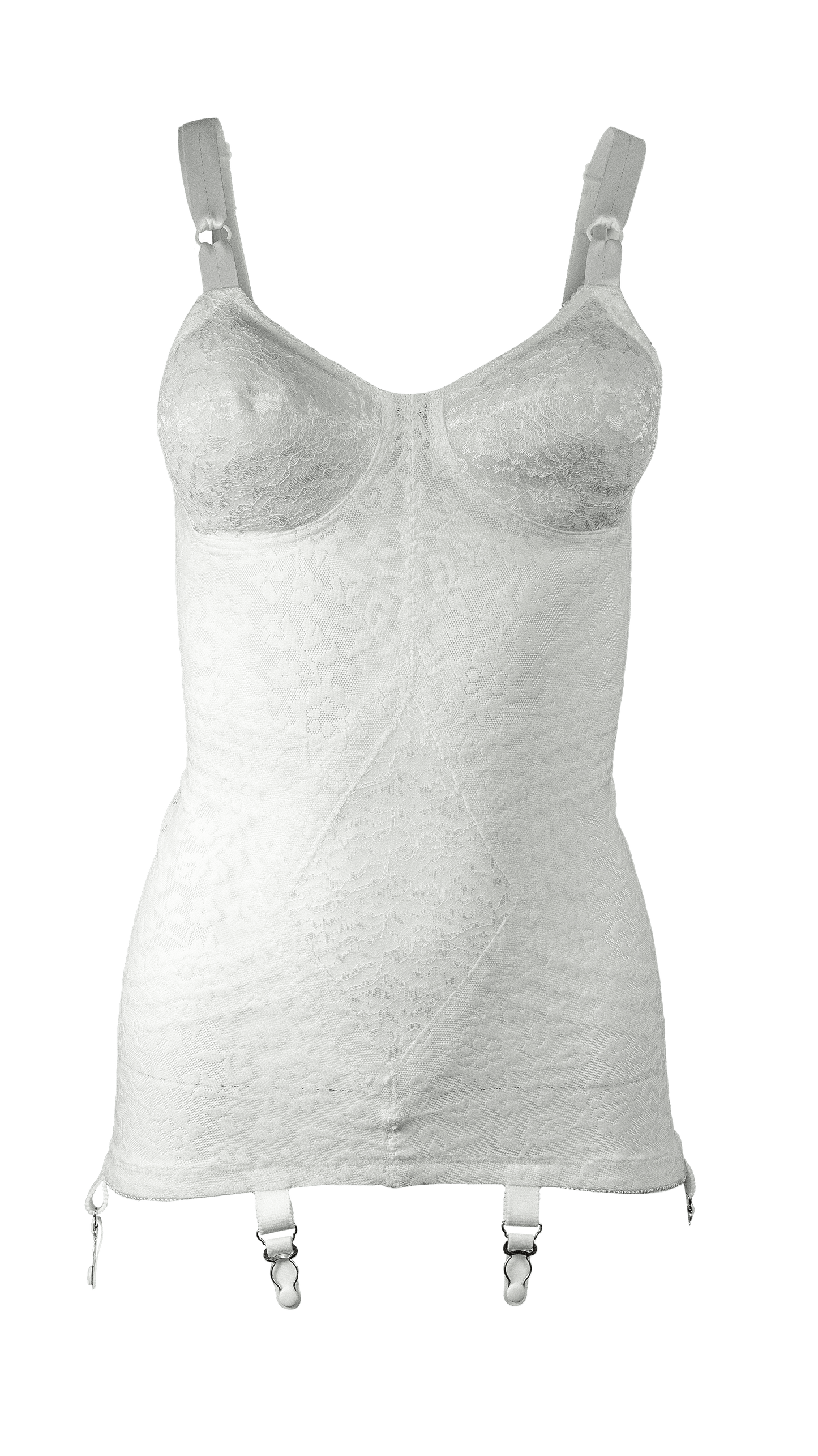 Style 9357 | Body Briefer Extra Firm Shaping  - White