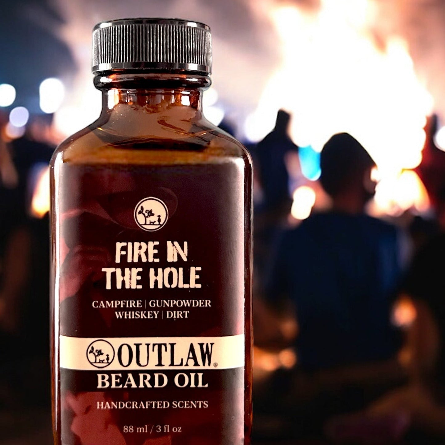 Fire in the Hole Campfire Beard Oil & Hair Elixir