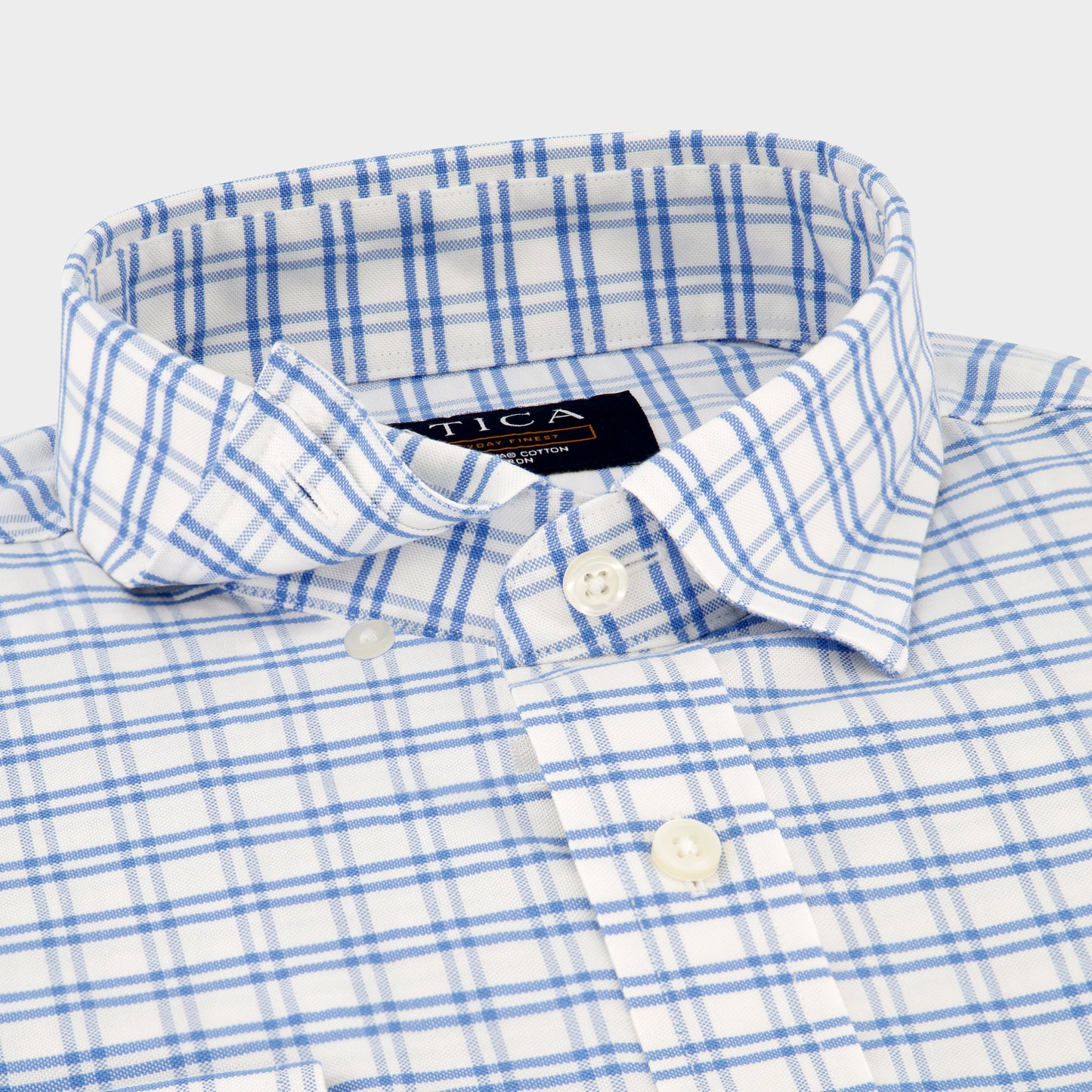 EVERYDAY Light Blue Grid Shirt