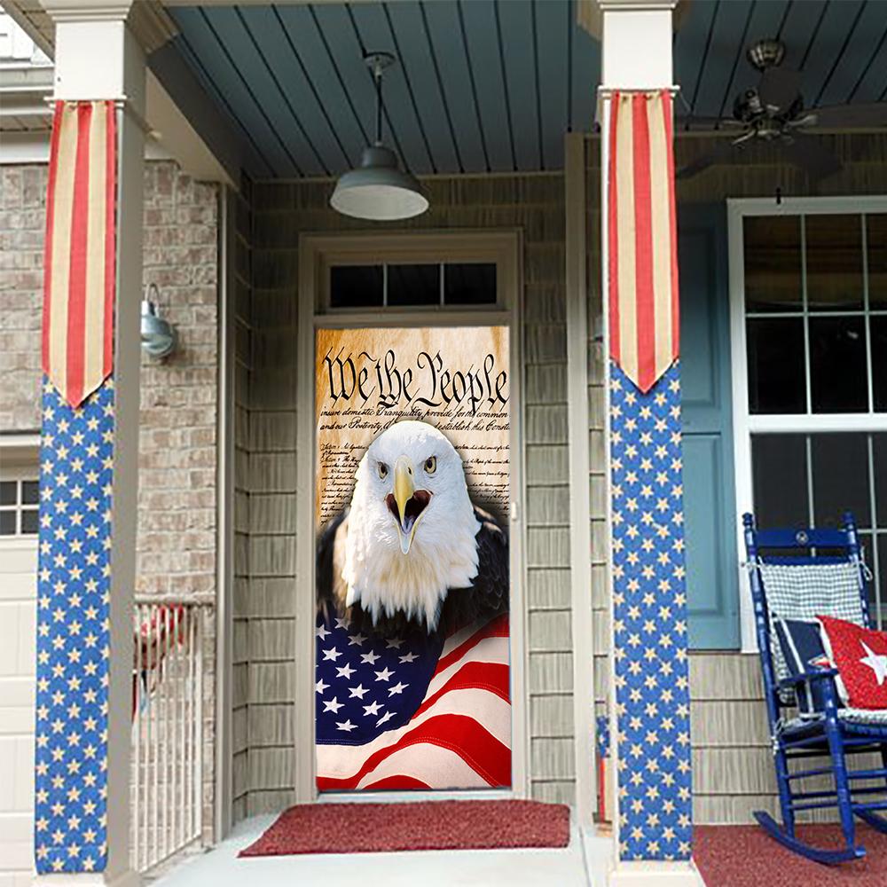 We The People American Flag Door